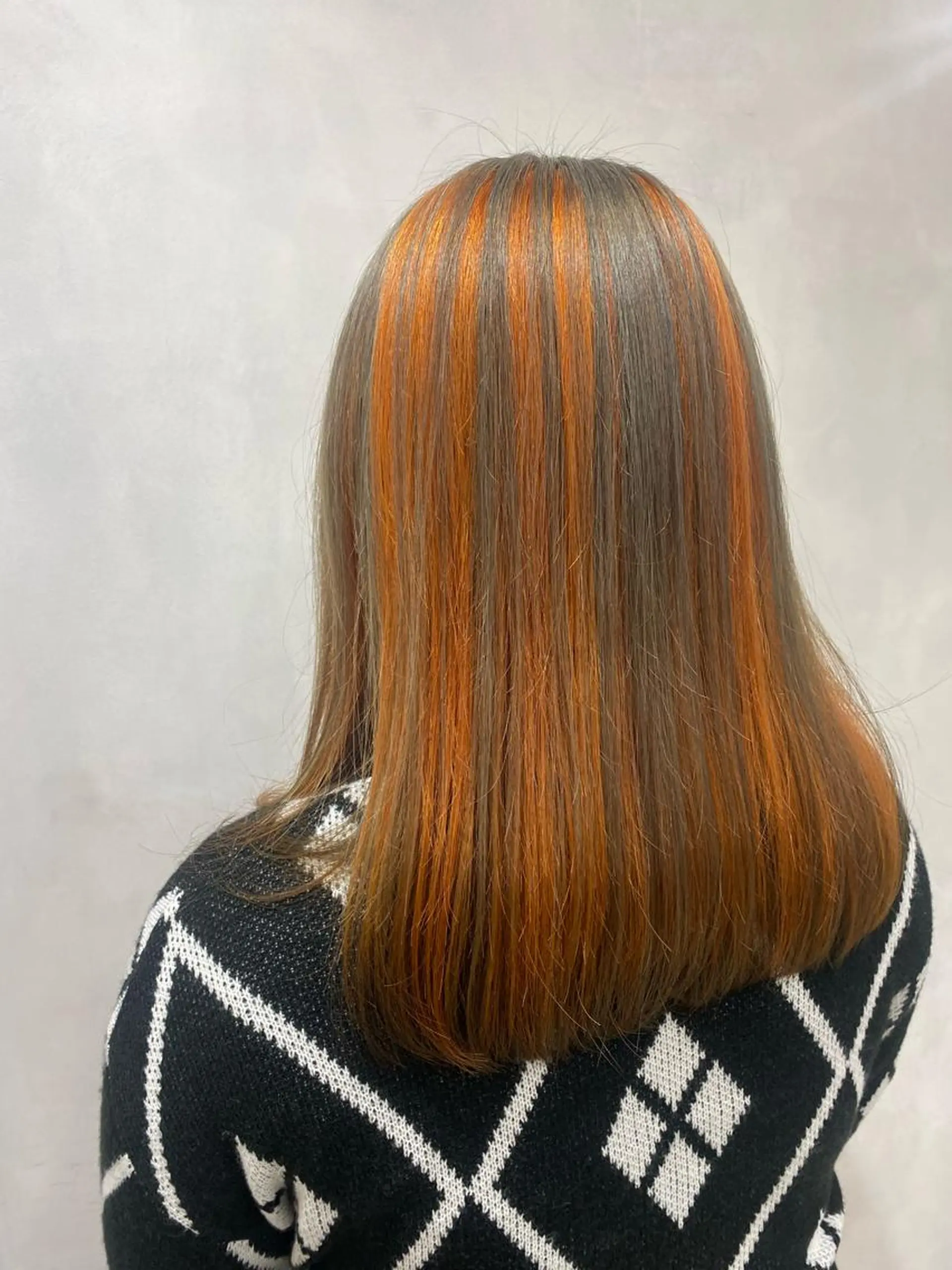 セミロング カラー カット ヘアカラー トリートメント デザインカラー/パー マ🦖外岡咲希🦖のヘアスタイル