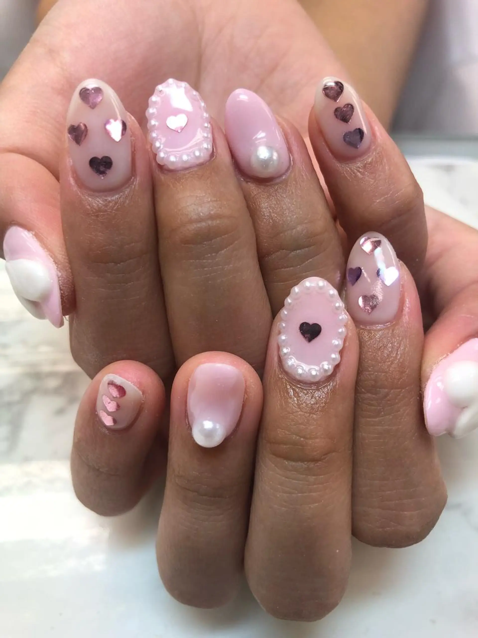 ネイル ハンドネイル BLANC machikoのネイルデザイン