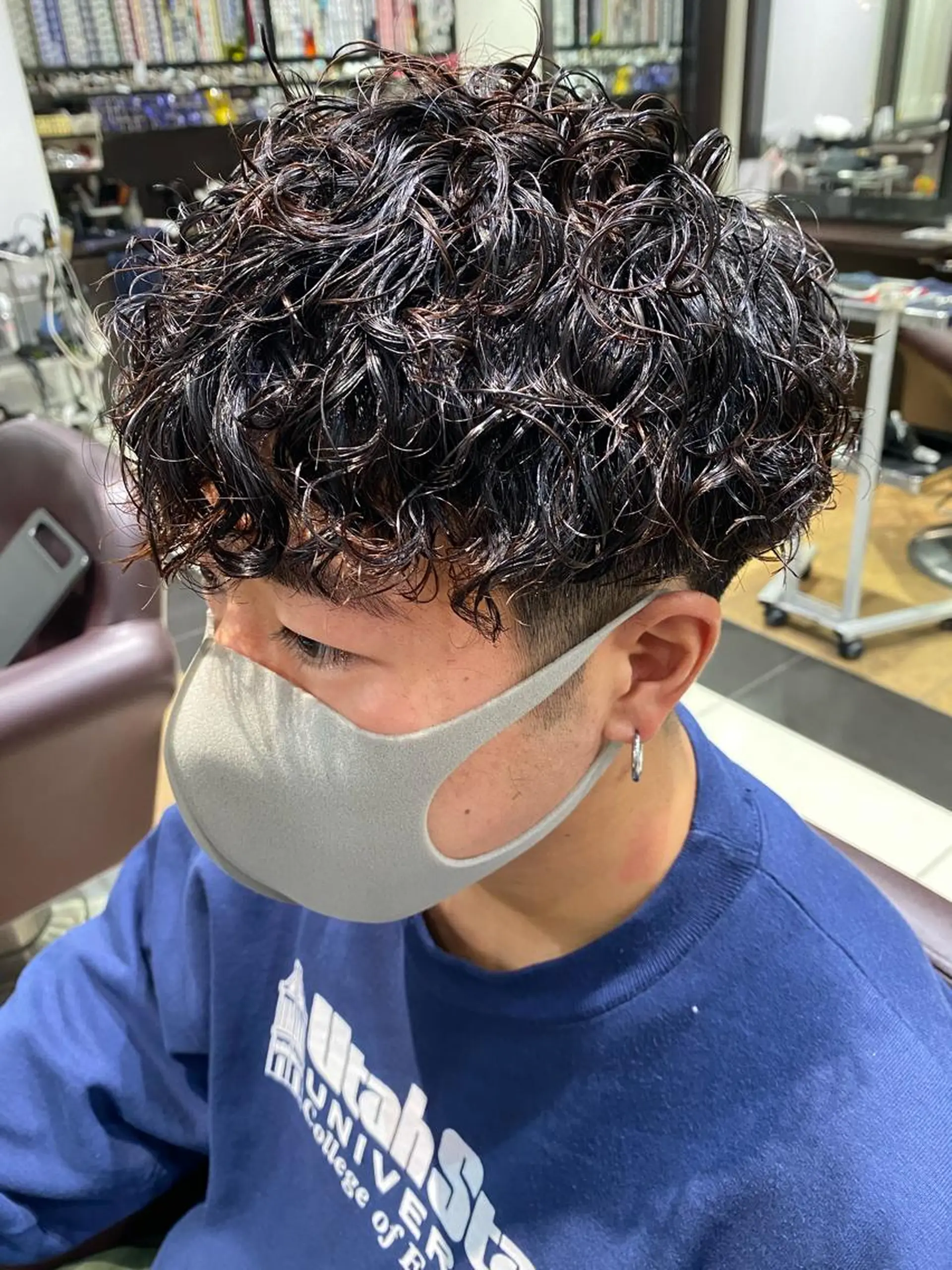 パーマ メンズ 酸スト/フェザー パーマ/三谷海斗のヘアスタイル