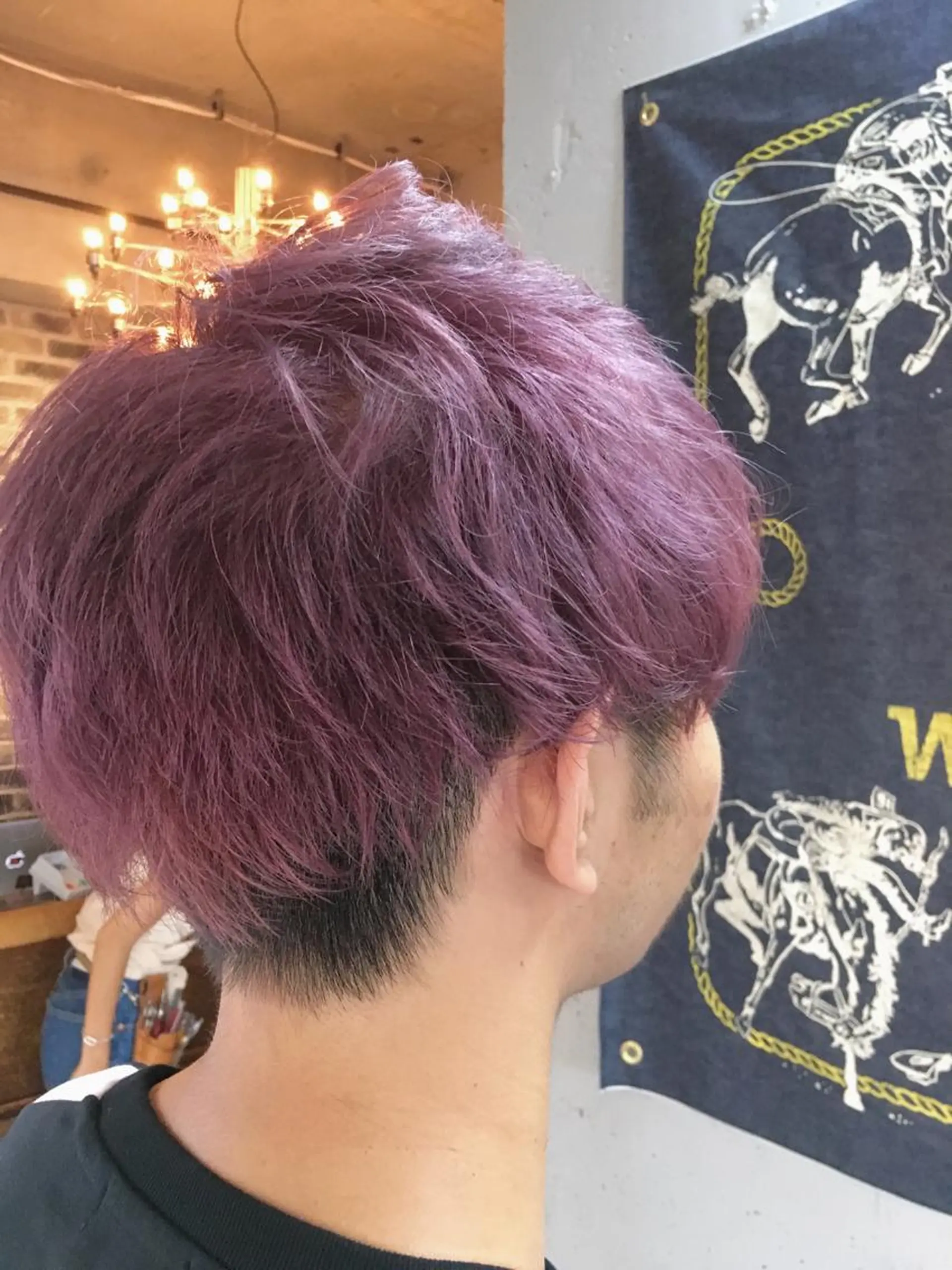 ショート カラー メンズ ヘアカラー トリートメント 代表 中島貴志のヘアスタイル