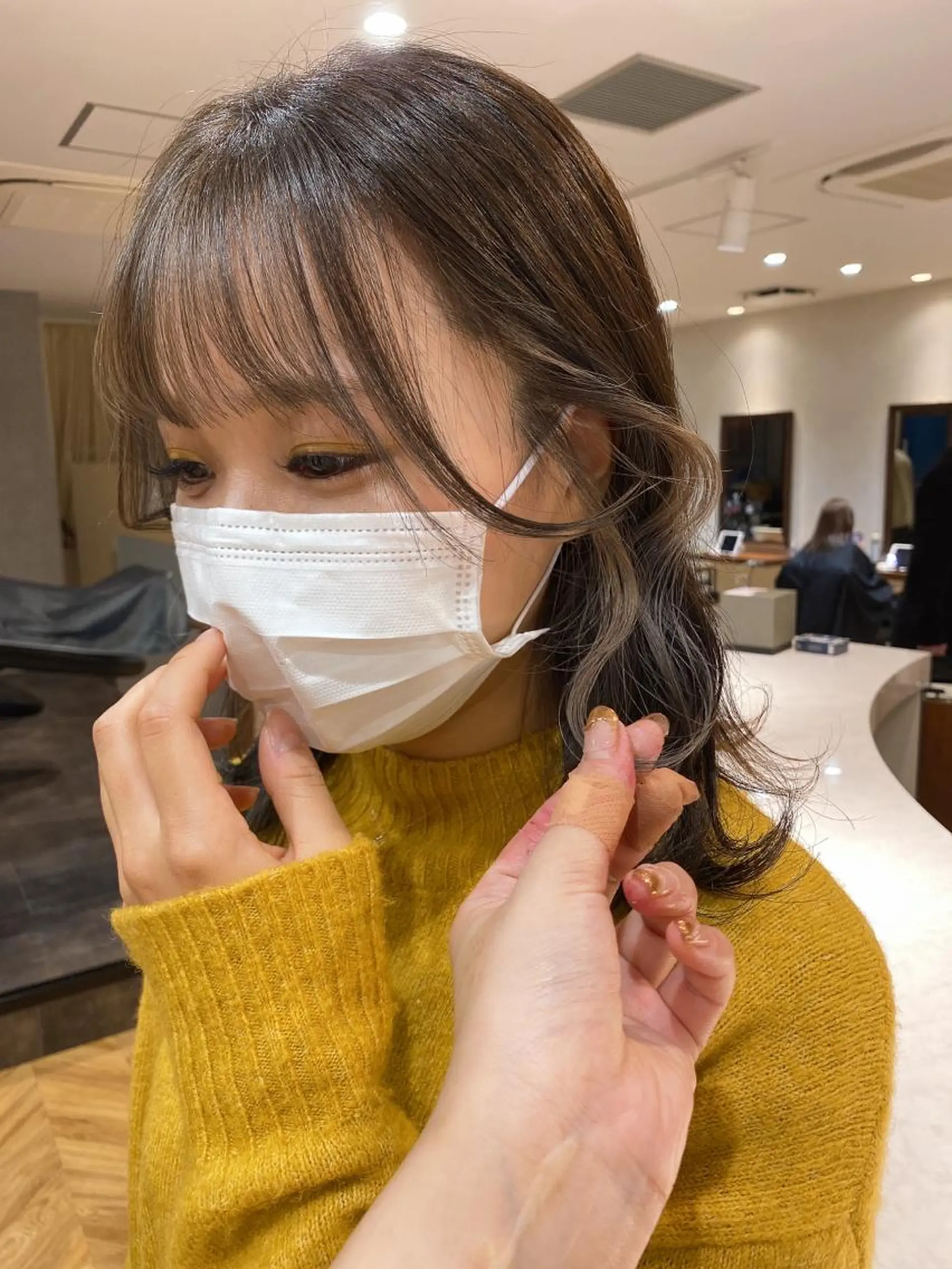 ミディアム 顔周り🇰🇷韓国 レイヤー/モエのヘアスタイル