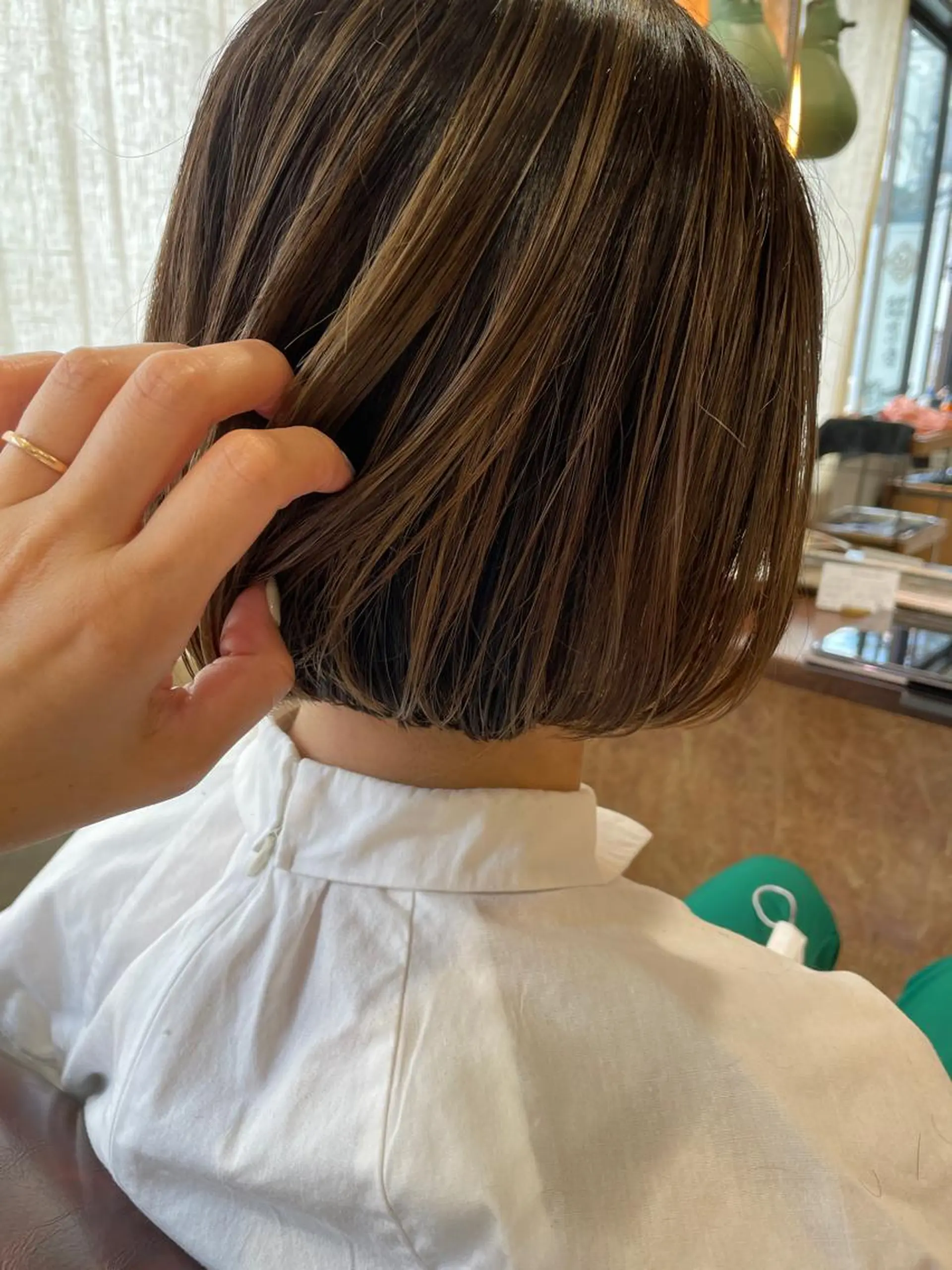 ショート カット ヘアカラー トリートメント さの あやねのヘアスタイル