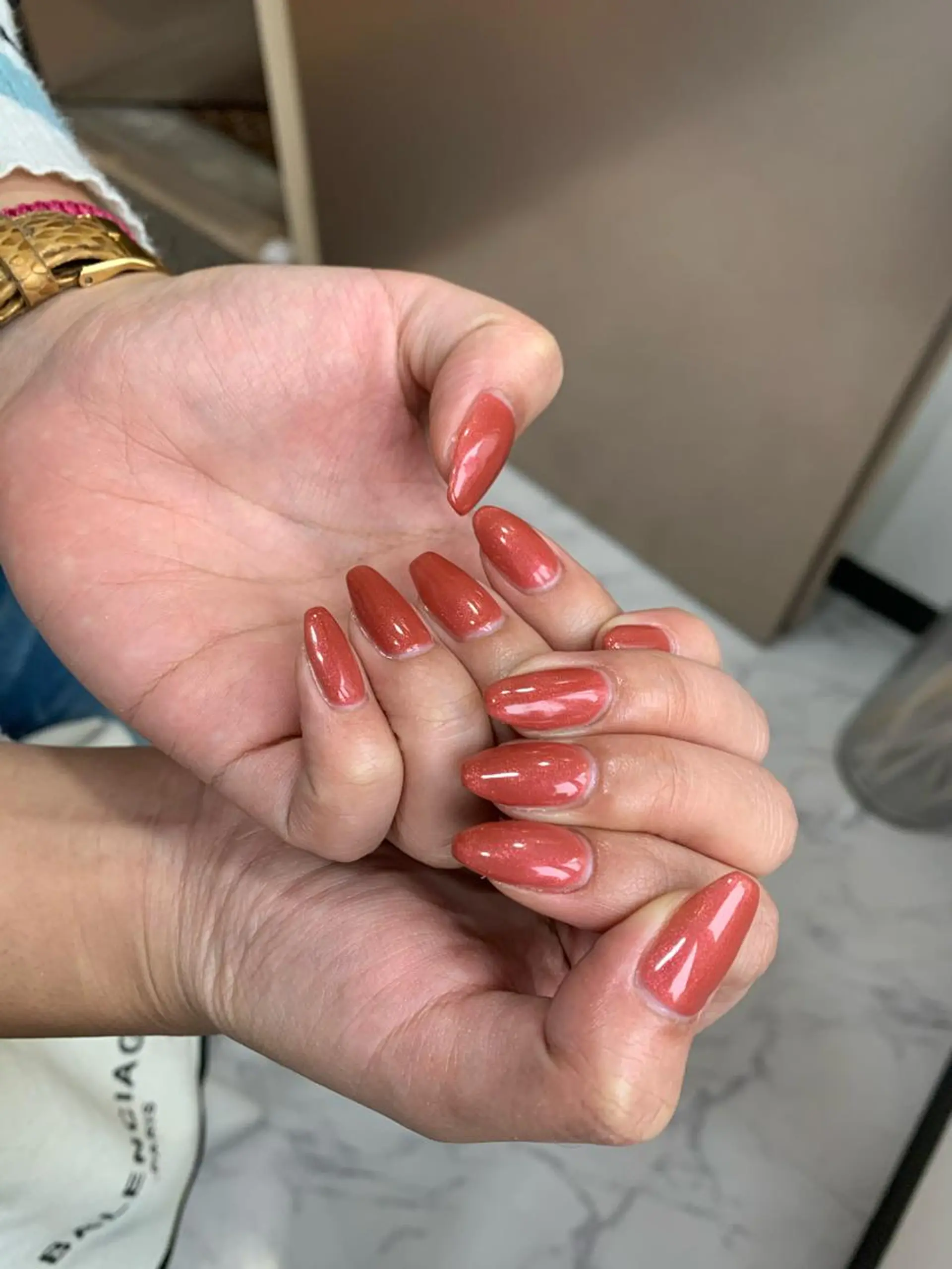 ネイル ワンカラーネイル ハンドネイル 松川 めぐみのネイルデザイン