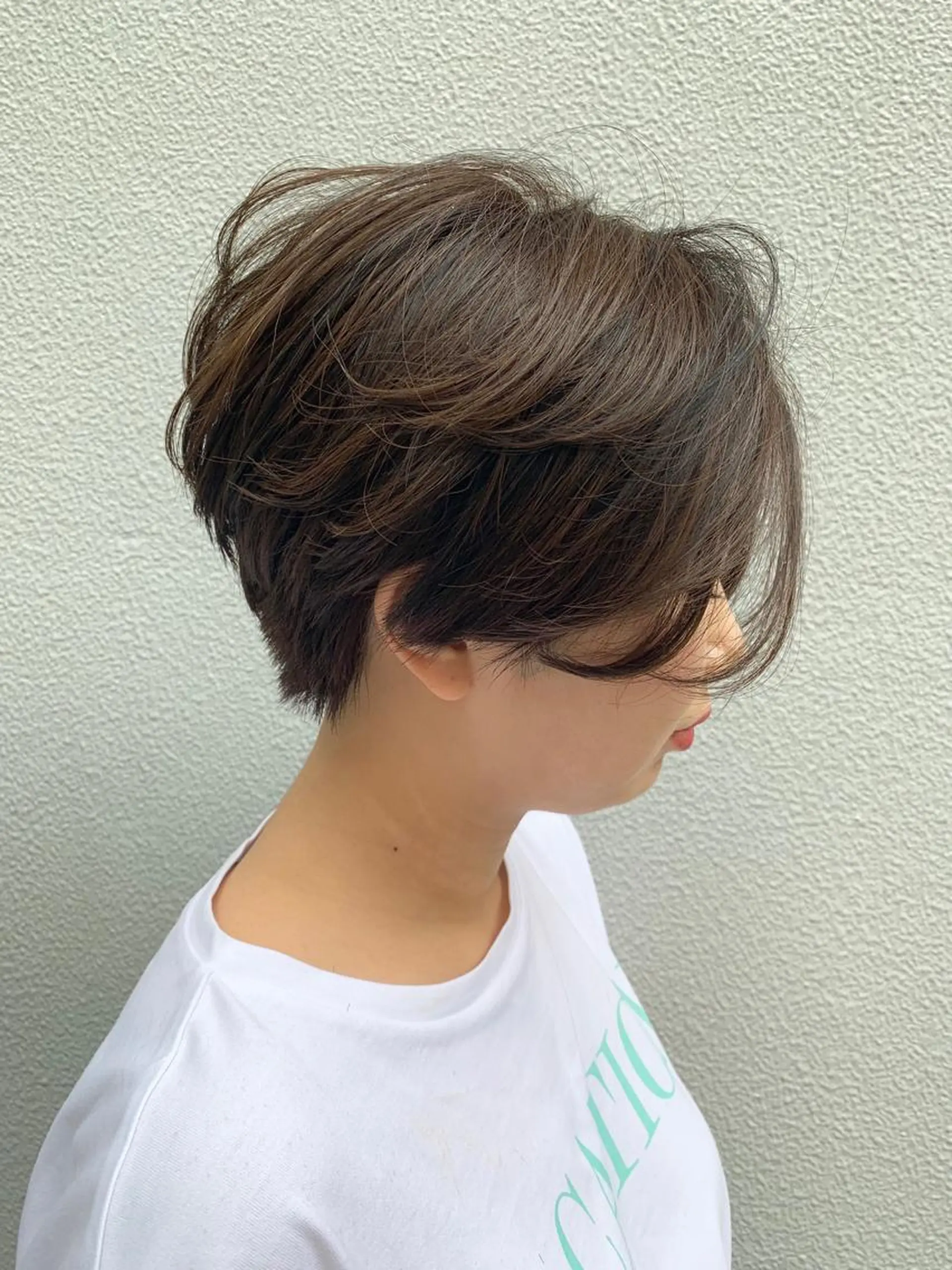 ショート カット ヘアカラー トリートメント 落合 妙佳のヘアスタイル