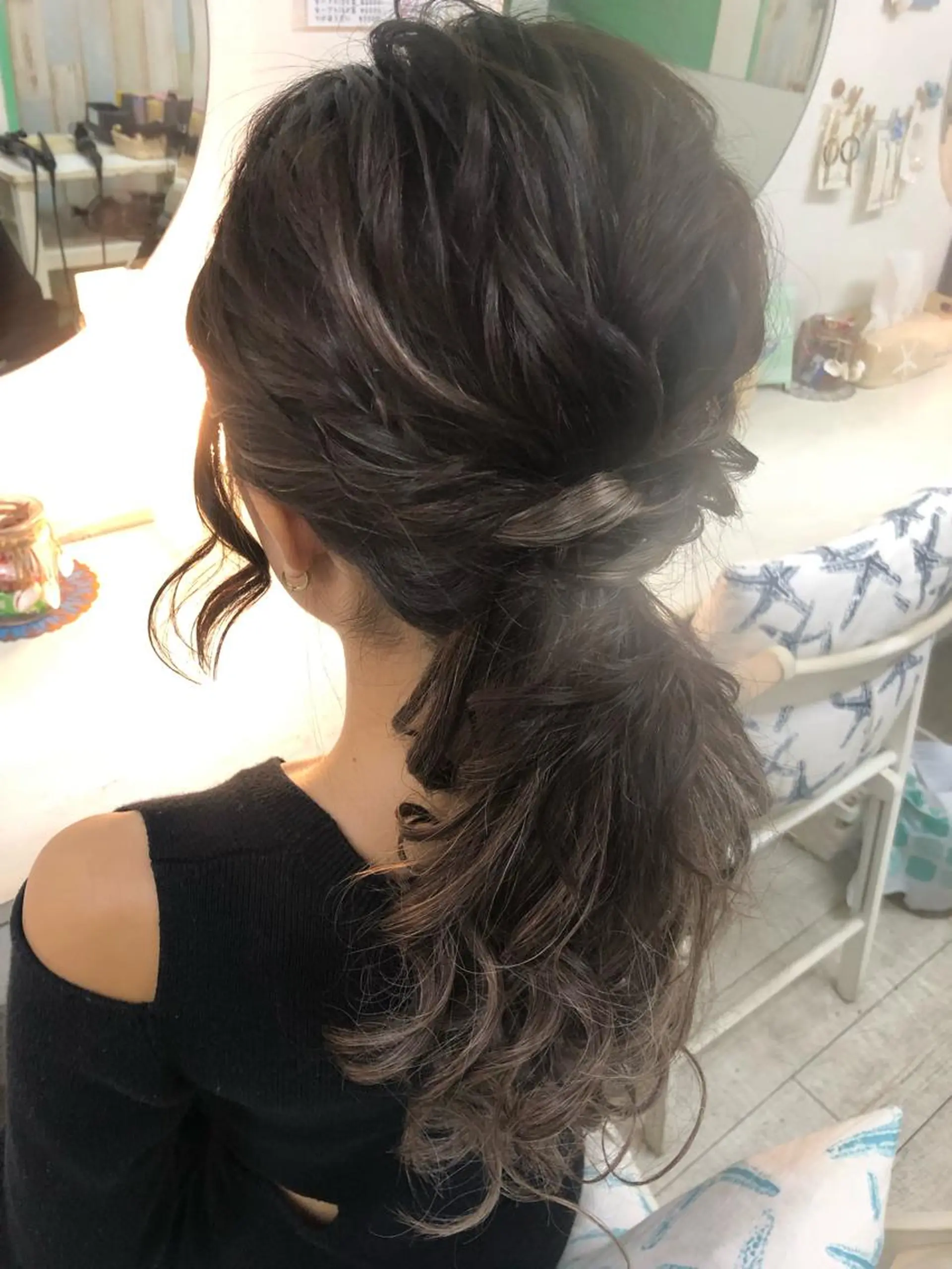 セミロング 六本木/ヘアセット /hairmakeのヘアスタイル