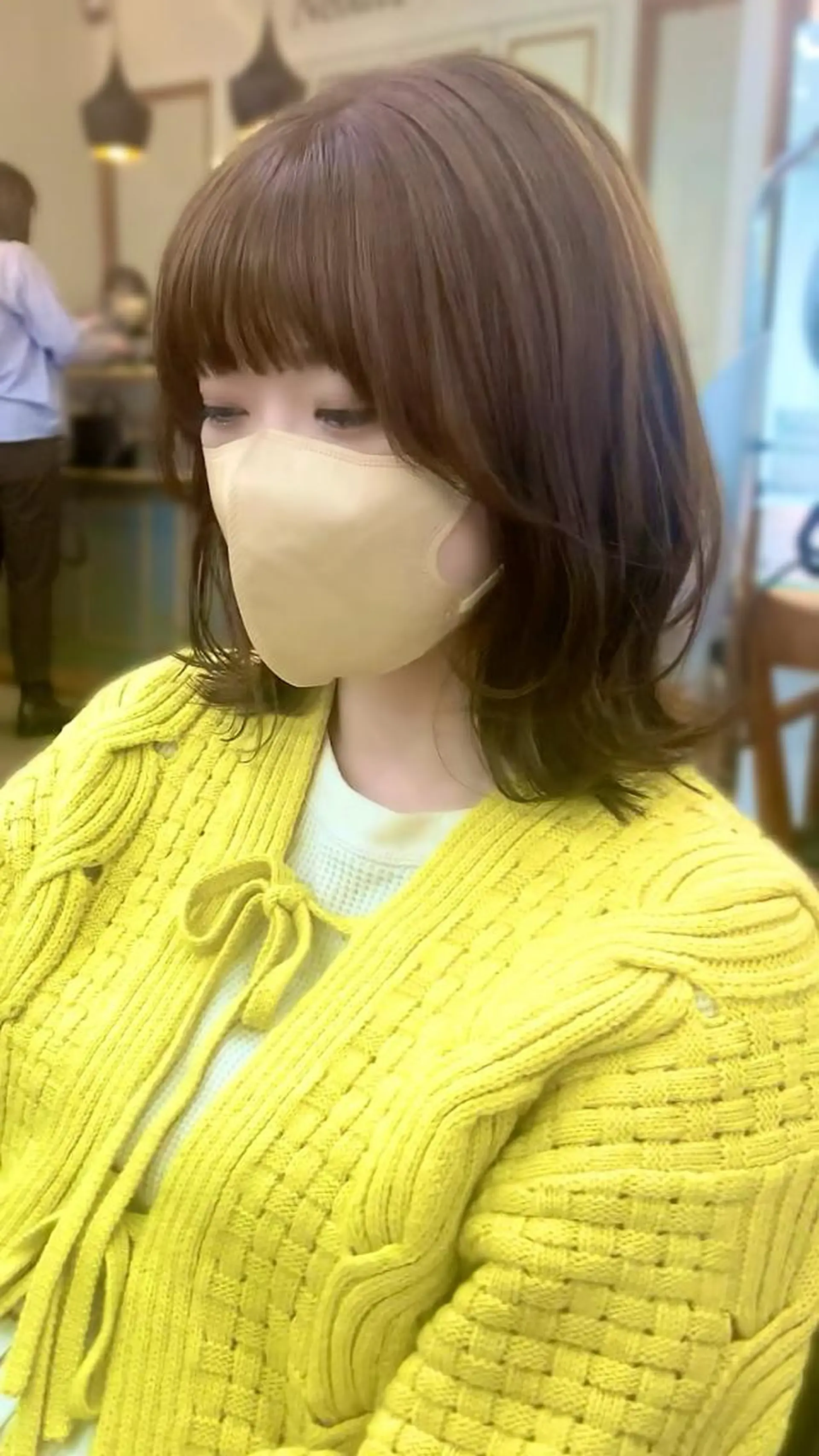 セミロング カラー パーマ ヘアアレンジ メンズ キッズ ネイル マツエク・マツパ アイブロウ カット ヘアカラー 似合わせレイヤー 🌿JUNのヘアスタイル