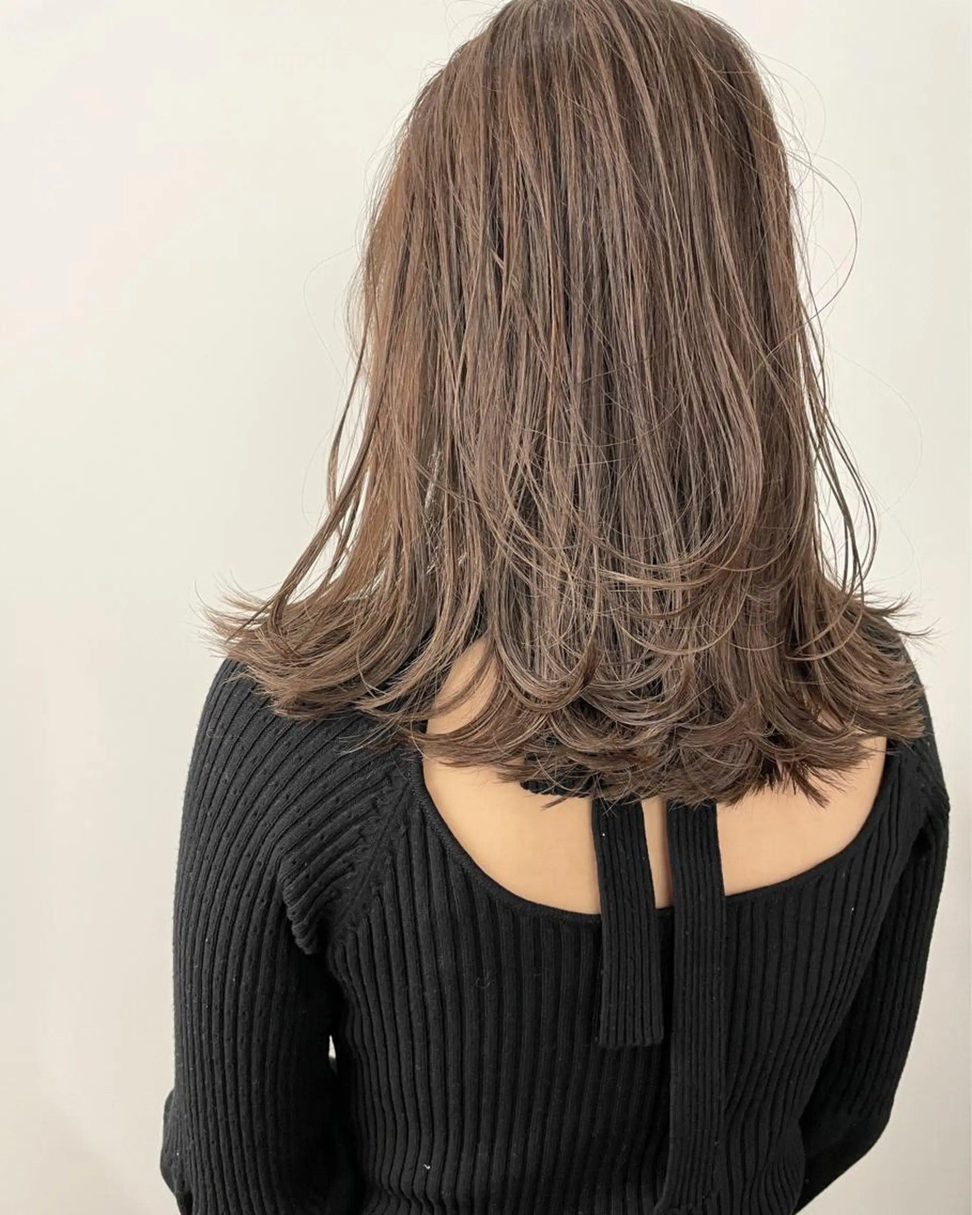 ミディアム カラー ハイライトカラー ハイライト カット ヘアカラー トリートメント 透明感カラー＊ レイヤー/清水大地のヘアスタイル