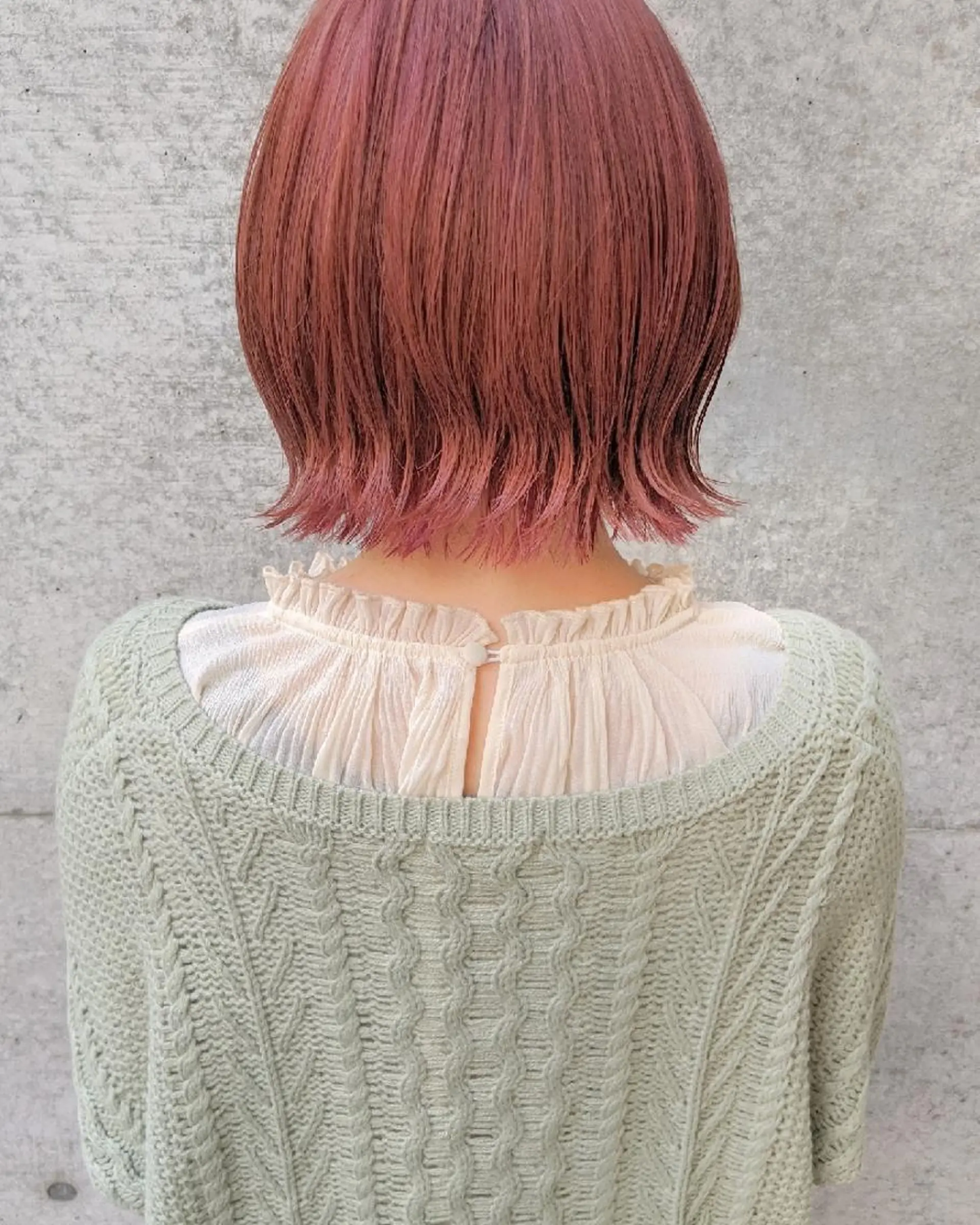 ミディアム カラー ヘアアレンジ カット ヘアカラー トリートメント 南堀江 möwen ( メーヴェ )所属・mowen RUIのヘアスタイル