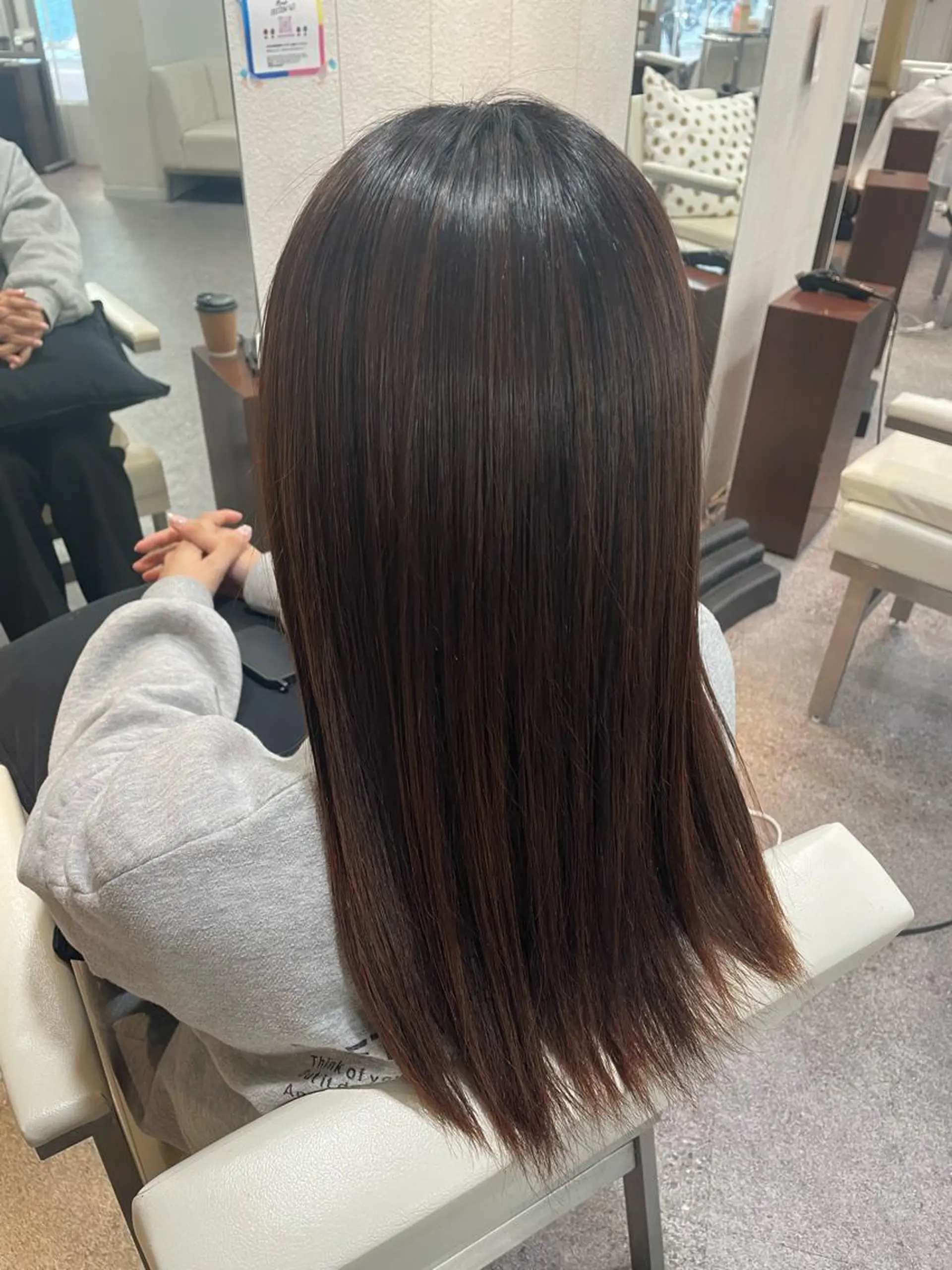 パーマ 縮毛矯正 ストレートパーマ キルンサンピアン所属・ナチュラルカラー 児玉優香のヘアスタイル