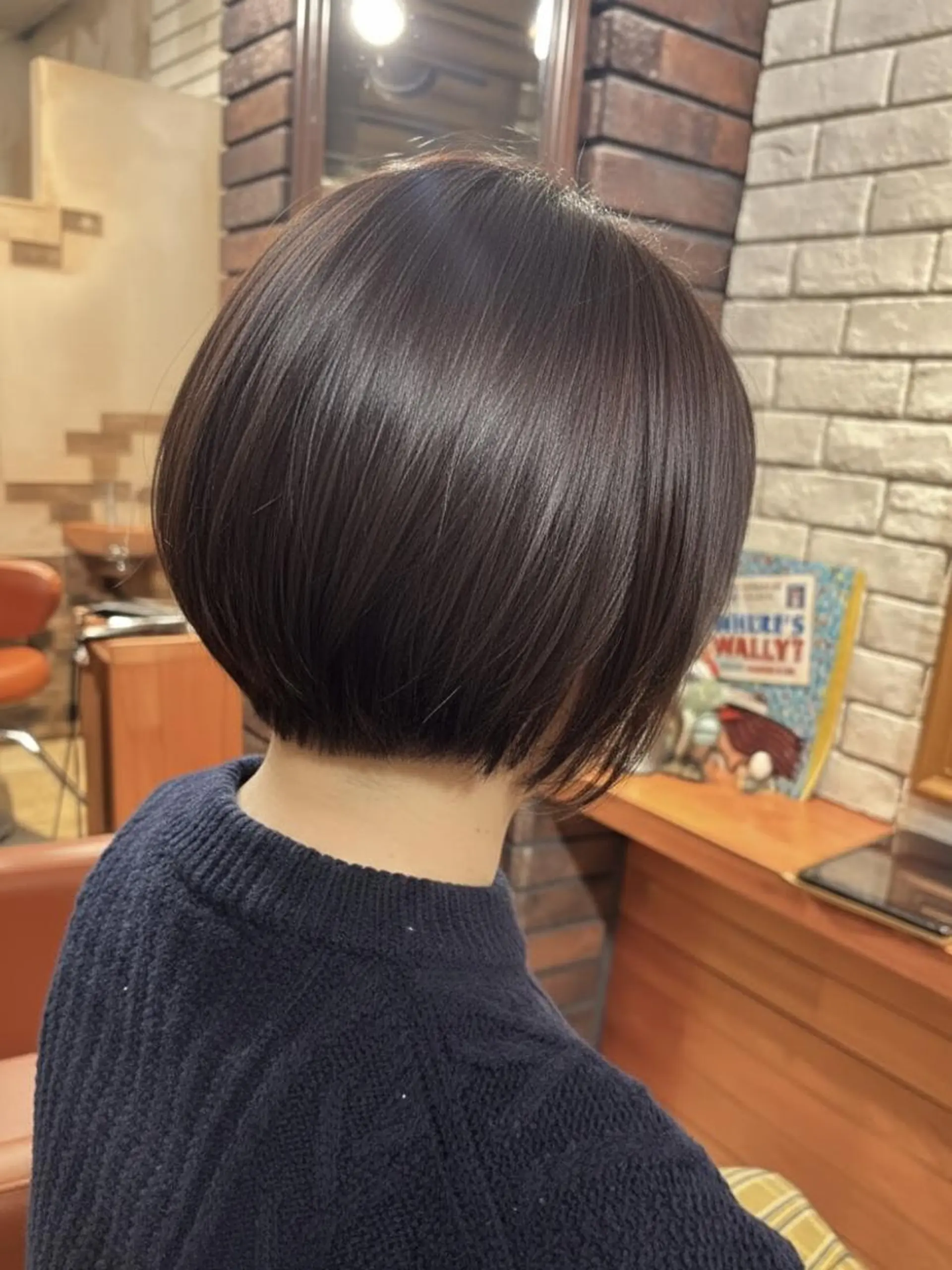 ショート ボブ カット ヘアカラー トリートメント ヘッドスパ flencia 丸 和博|カットのヘアスタイル