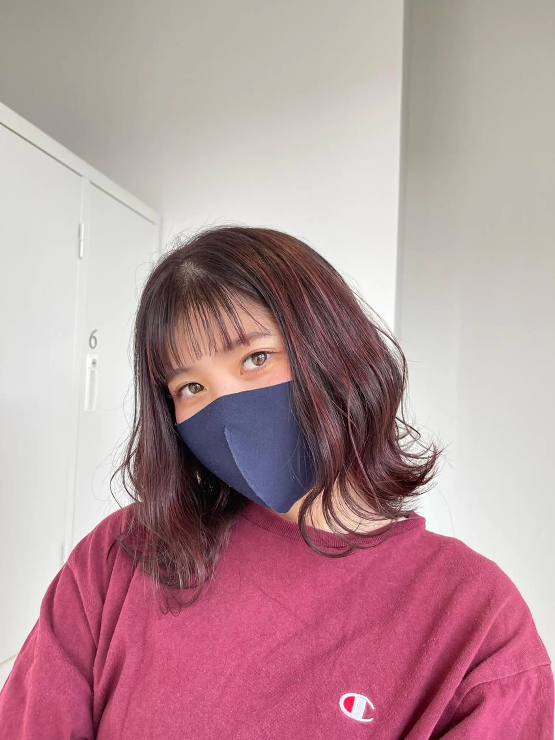 ミディアム カラー ハイライトカラー ピンクカラー ハイライト カット ヘアカラー himeka🪽 アレンジ/ブリーチのヘアスタイル