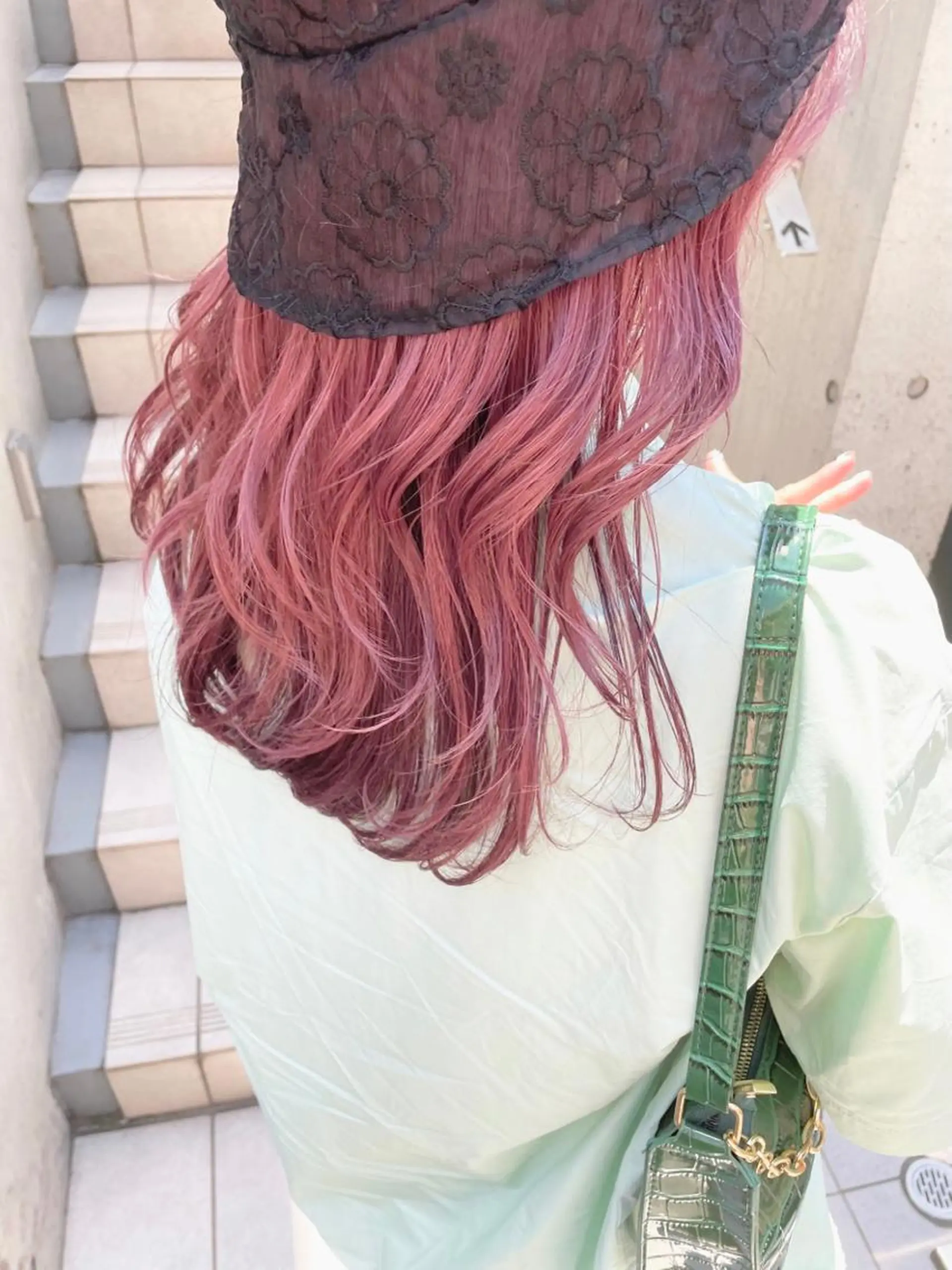 ロング カラー 韓国🇰🇷透明感 ERIのヘアスタイル