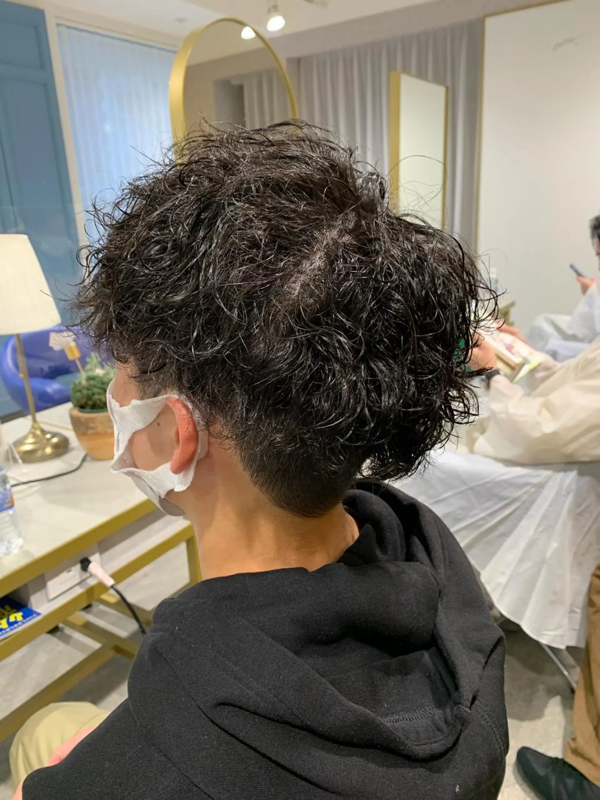 ショート パーマ ヘアアレンジ メンズ メンズパーマ ツイストスパイラルパーマ 波巻きパーマ スパイラルパーマ men’s salon NOA solte. 【メンズサロン ノアソルテ】所属・メンズパーマ職人 加藤 弘貴のヘアスタイル