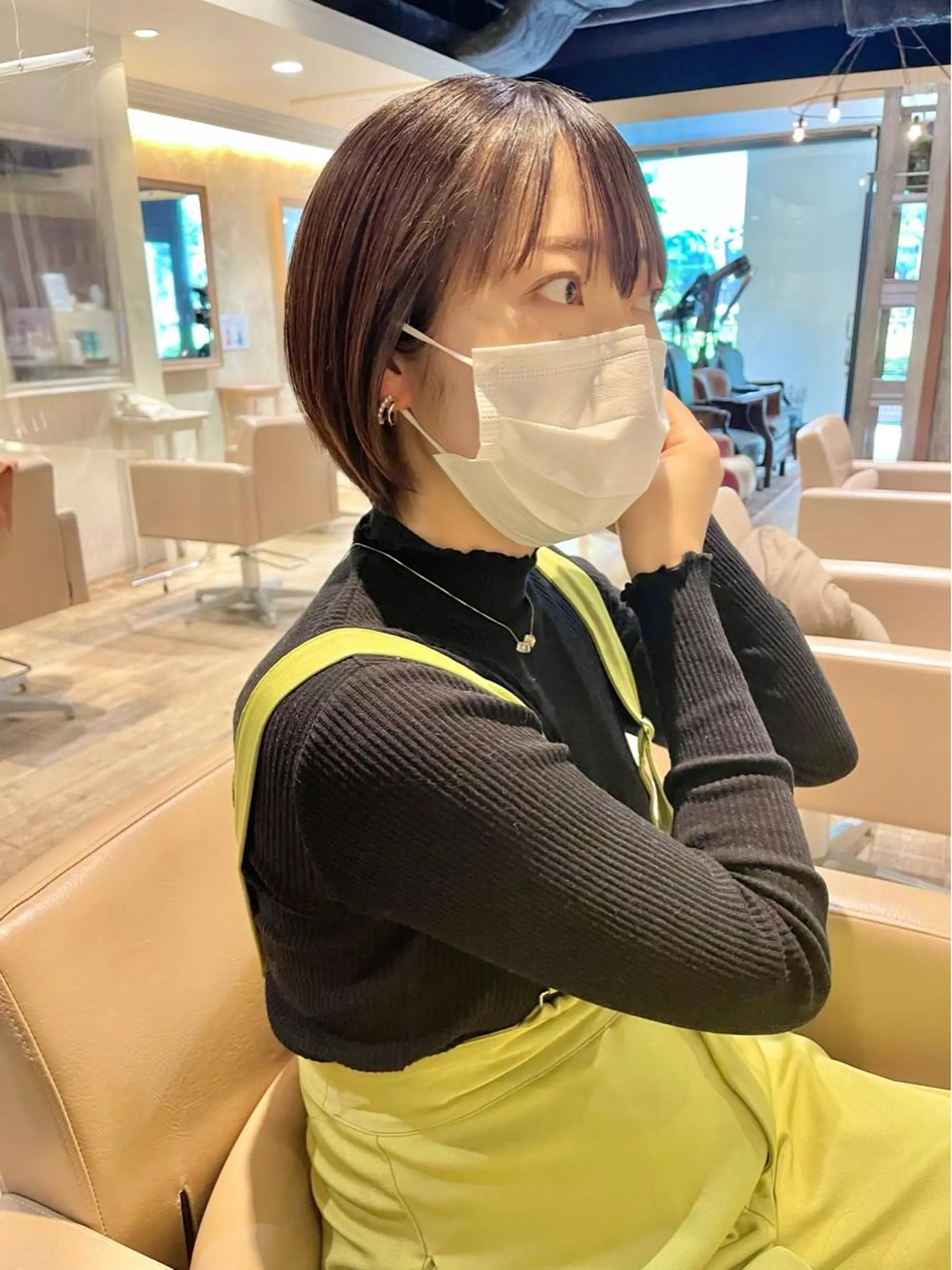 ショート ショート ボブ 梅田 木戸健人のヘアスタイル