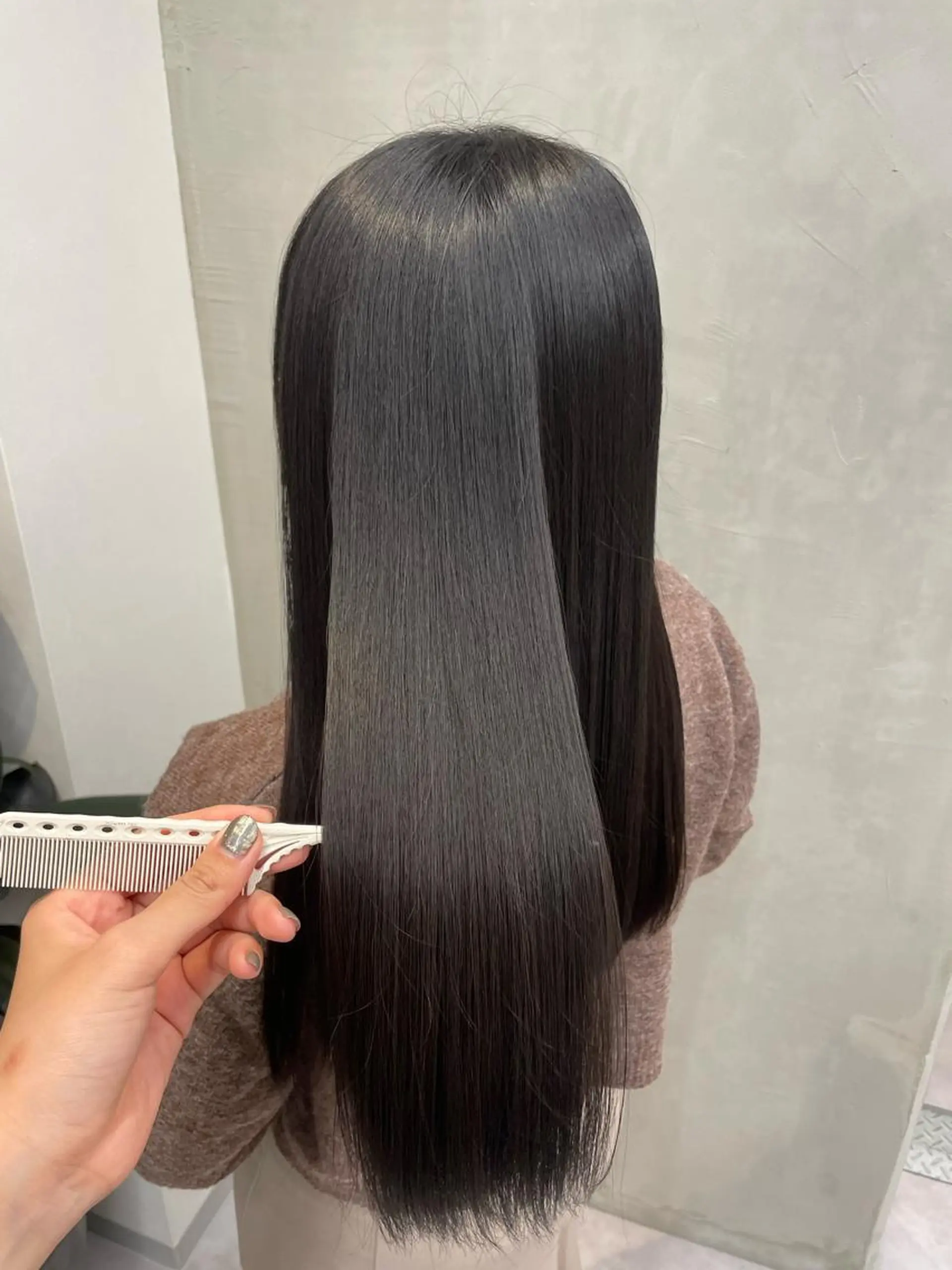 ロング カラー カット 縮毛矯正 髪質改善🌱 高橋みなみのヘアスタイル