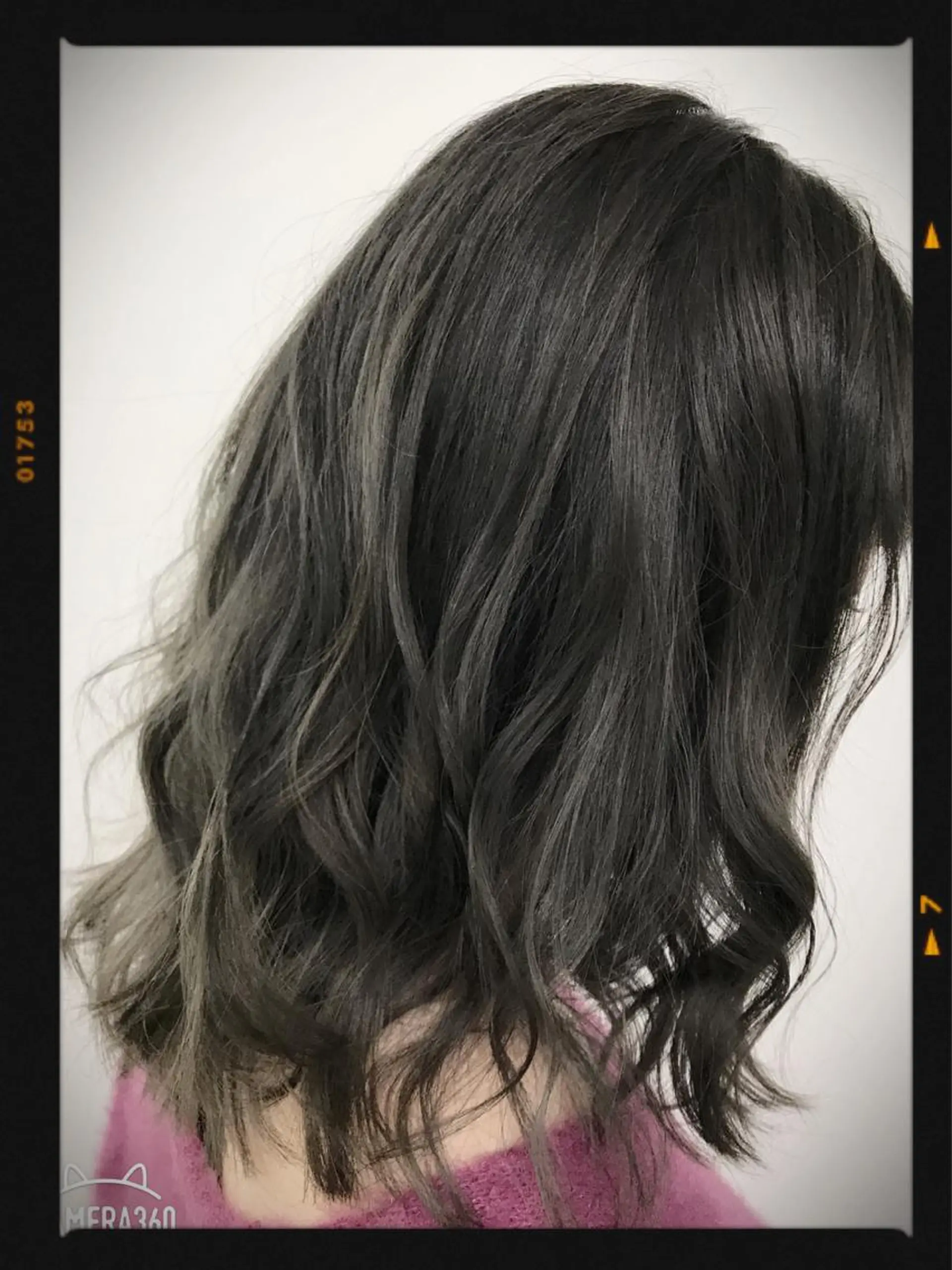 セミロング カラー ダークグレー ダークグレージュ グレージュ 相武台ショート特化 💐川崎希💐のヘアスタイル