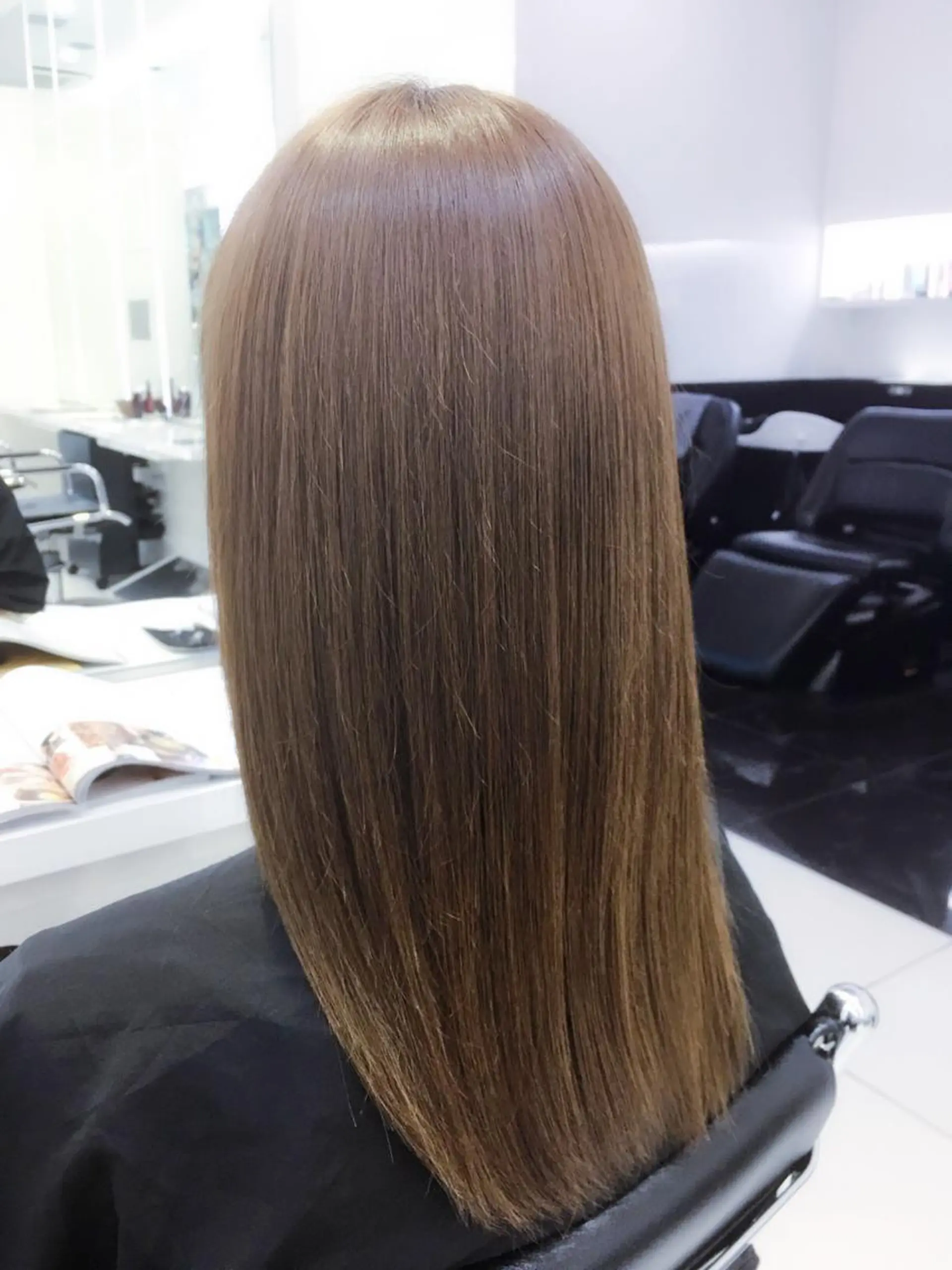 ロング パーマ ストレートパーマ nex the salon vlow所属・趙 英来のヘアスタイル