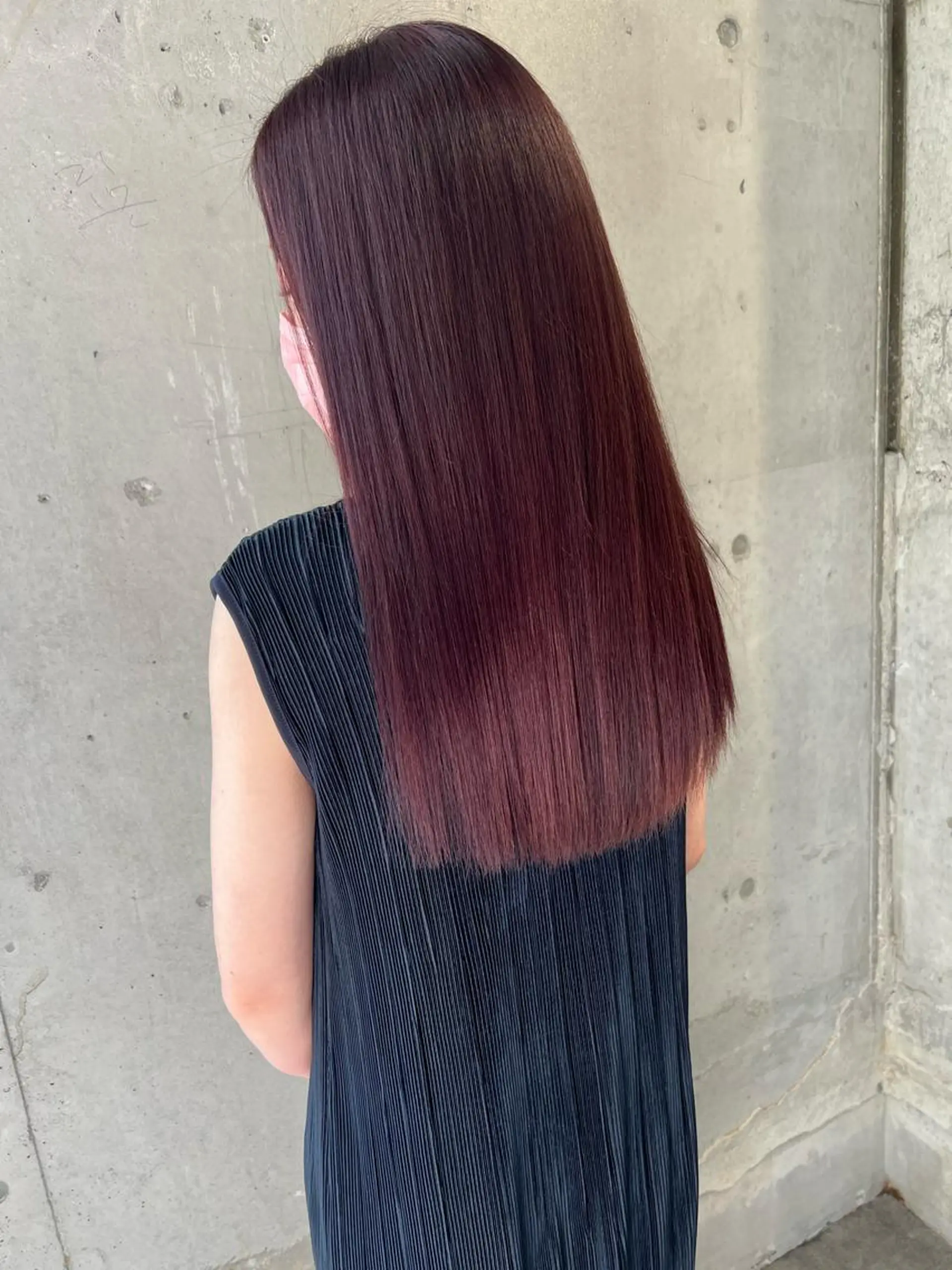 ロング パーマ 髪質改善 ストレートパーマ 縮毛矯正 トリートメント lani 天神大名/ブリーチのヘアスタイル