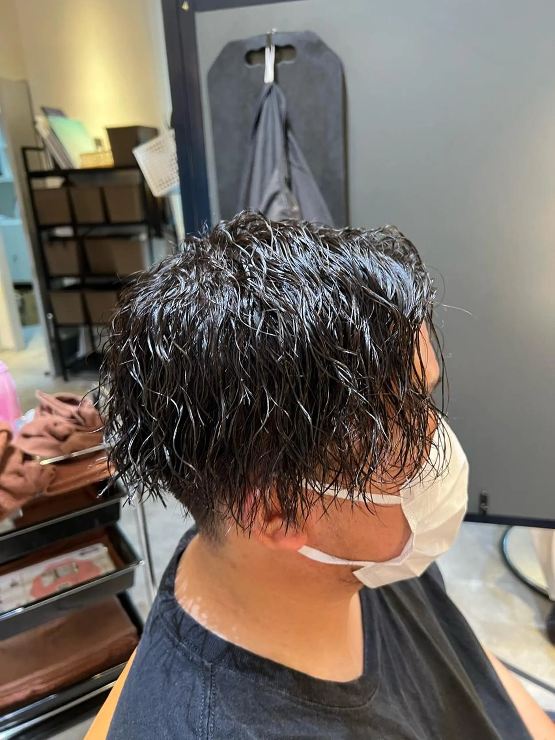 ショート パーマ メンズ 髪質改善ストレート Kantaのヘアスタイル