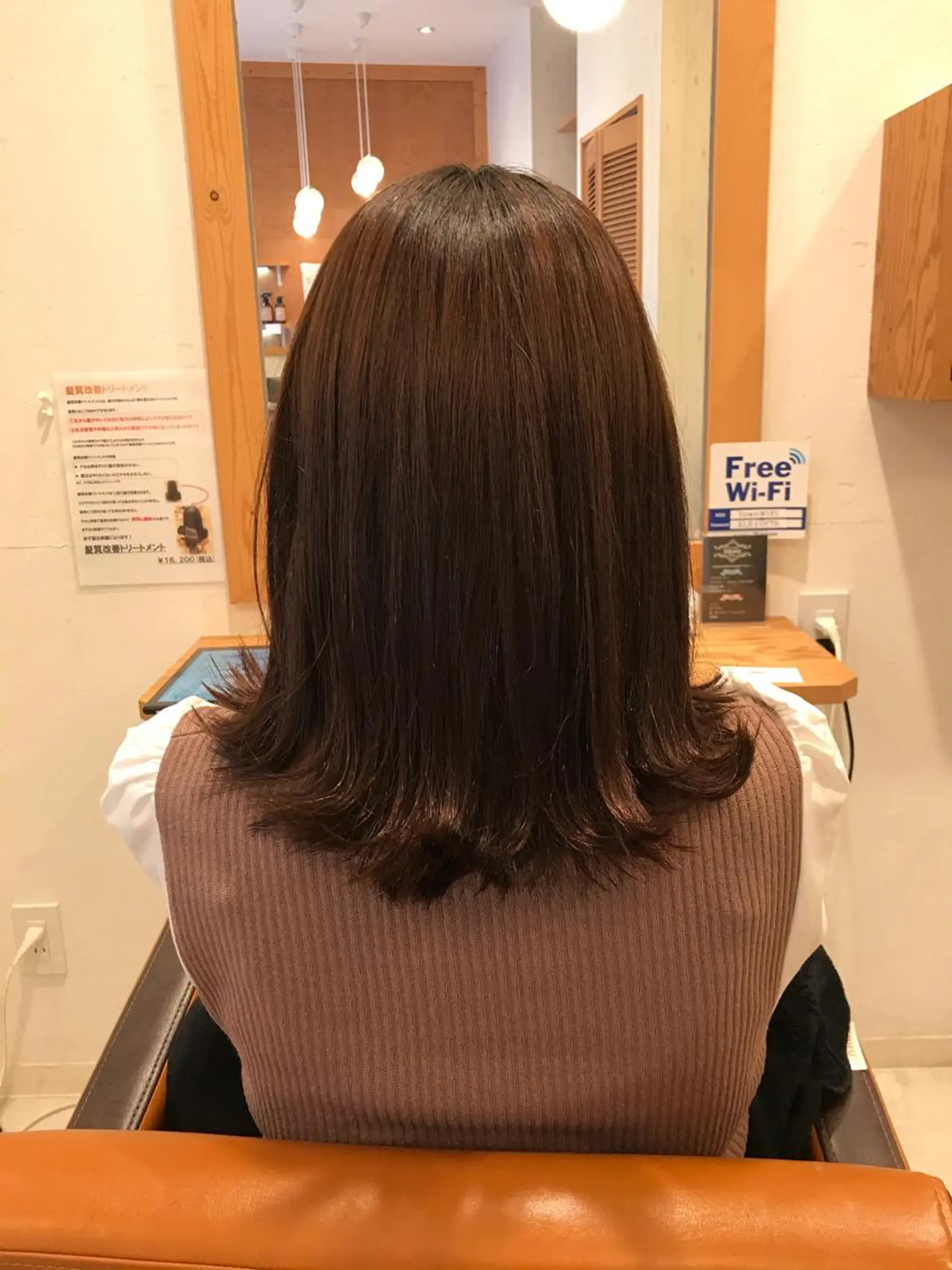 セミロング TELA HAIR 幕張本郷所属・TELA HAIR 幕張本郷店　千尋のヘアスタイル