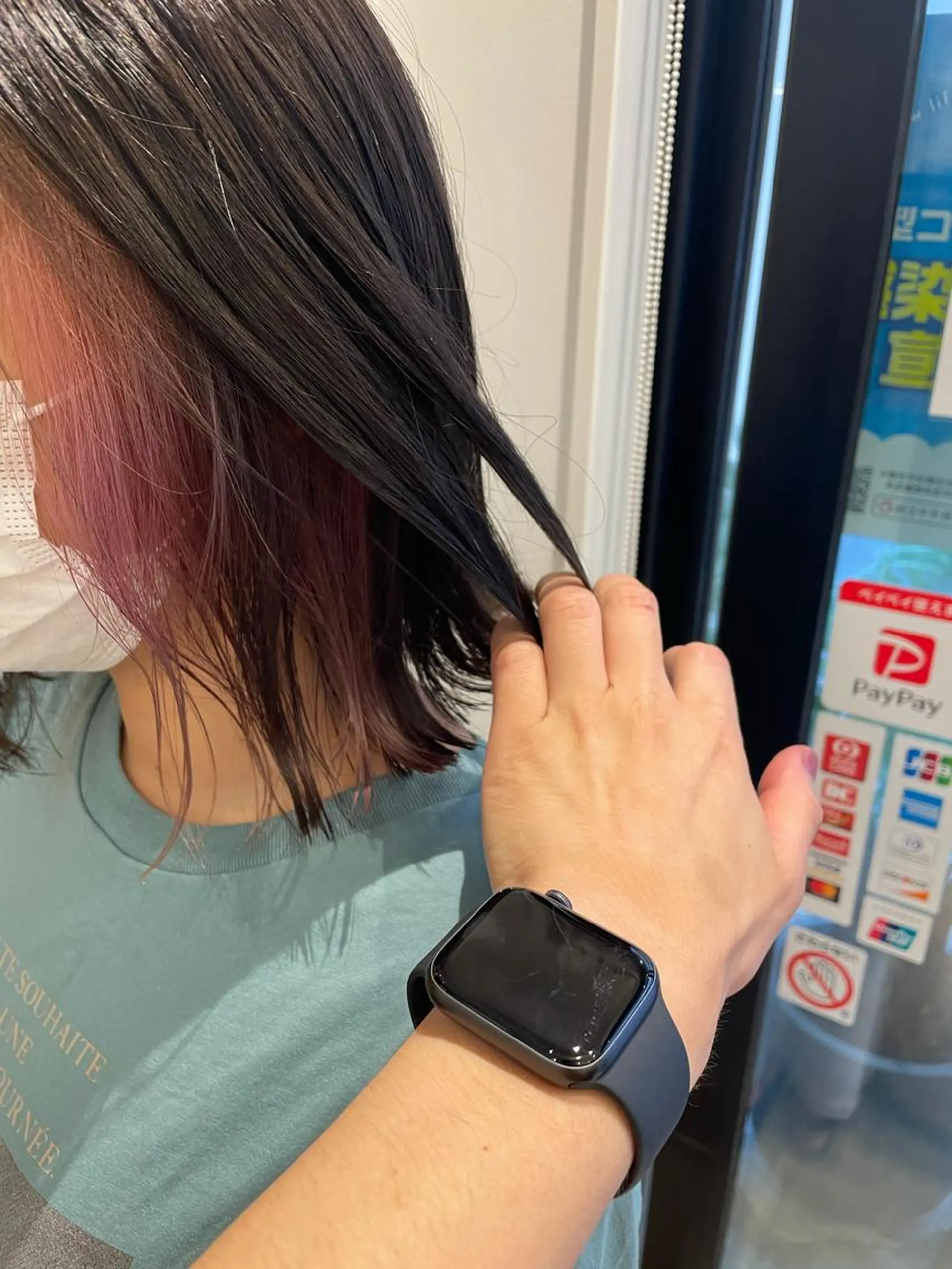 ミディアム カラー 鈴村 大介のヘアスタイル