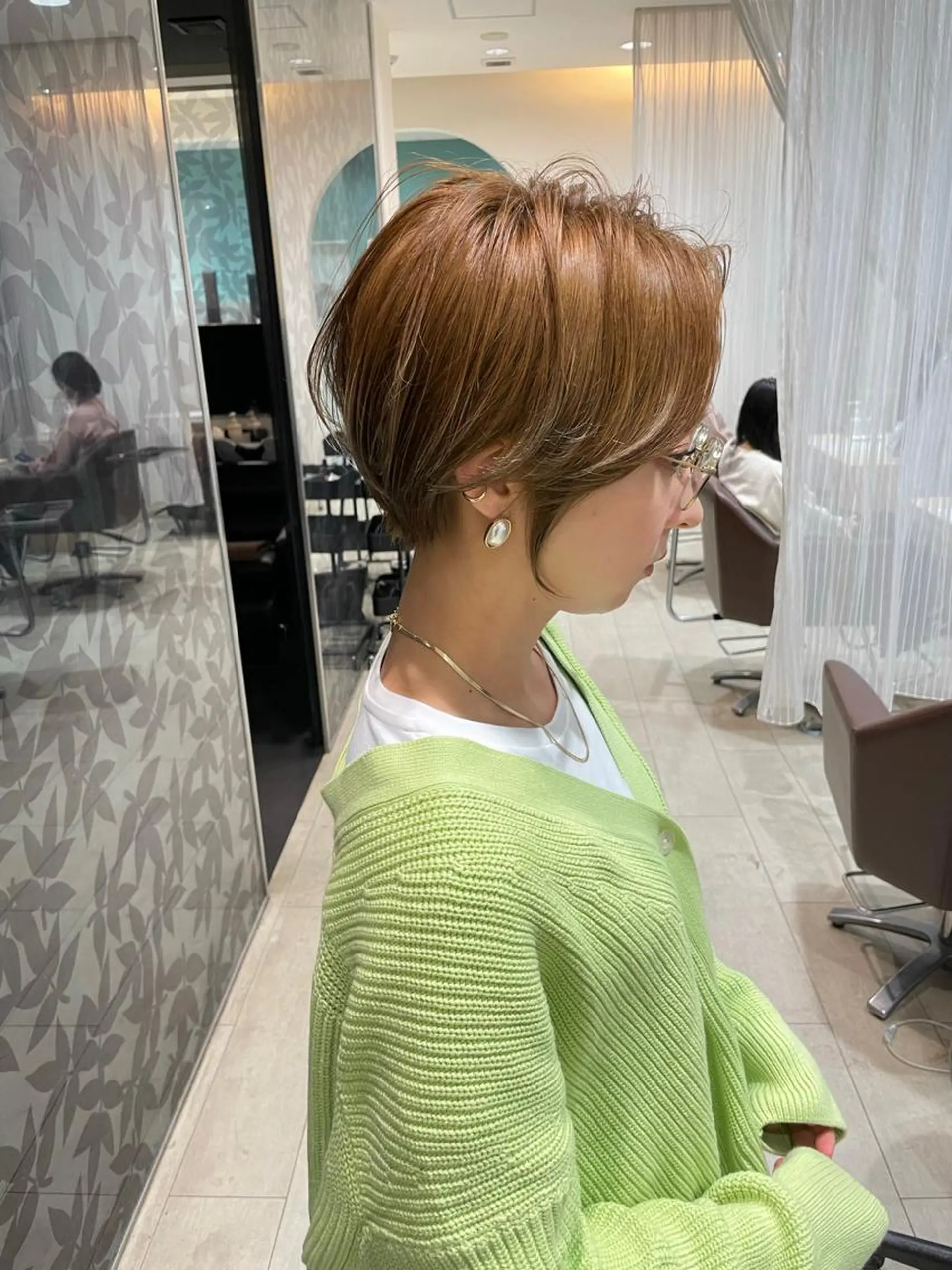 ショート 韓国レイヤー🇰🇷 ReLien西大寺店のヘアスタイル