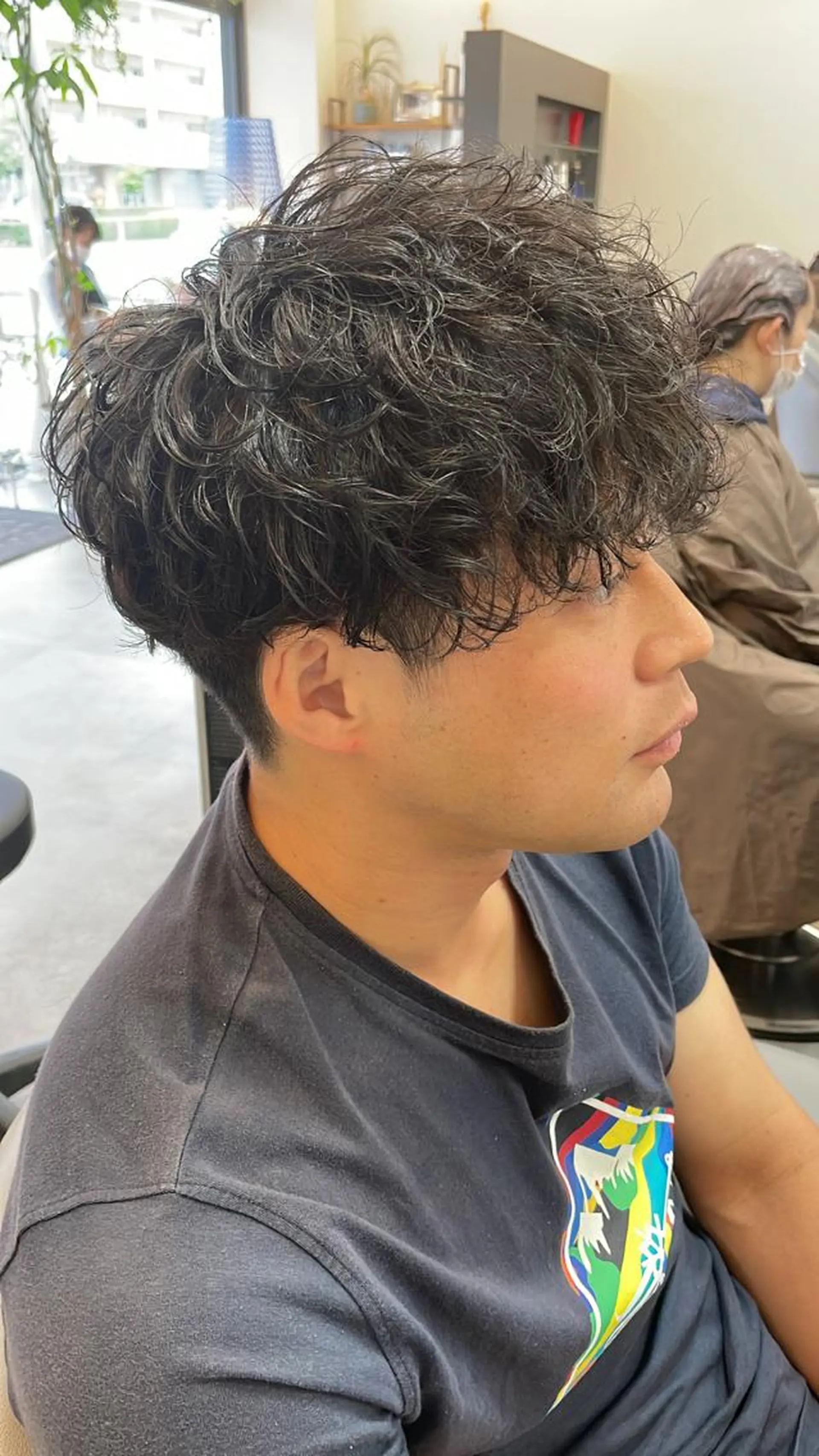 パーマ メンズ 大住 京平のヘアスタイル