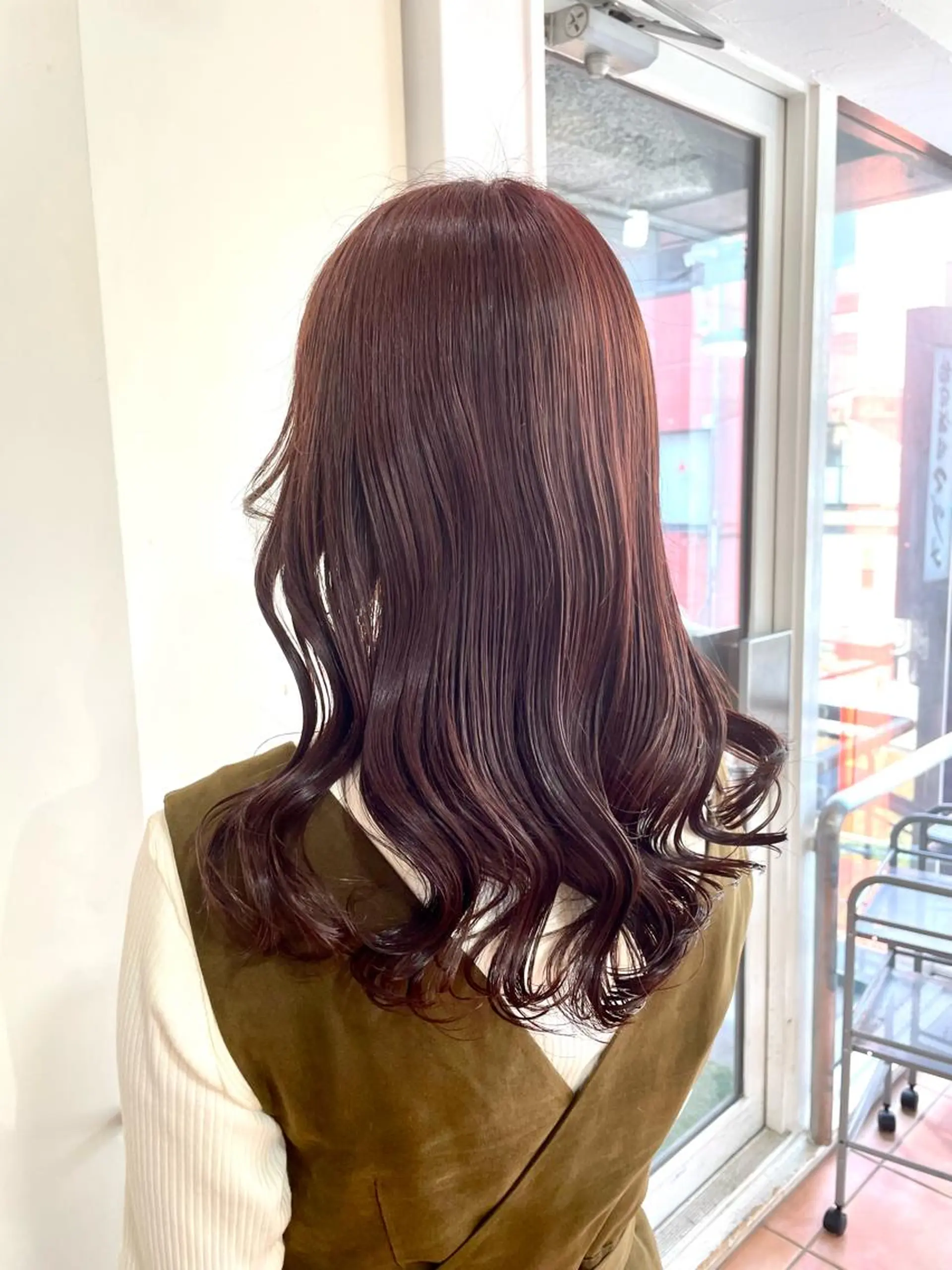 セミロング カラー 🦋透明感 艶カラー Rie🦋のヘアスタイル