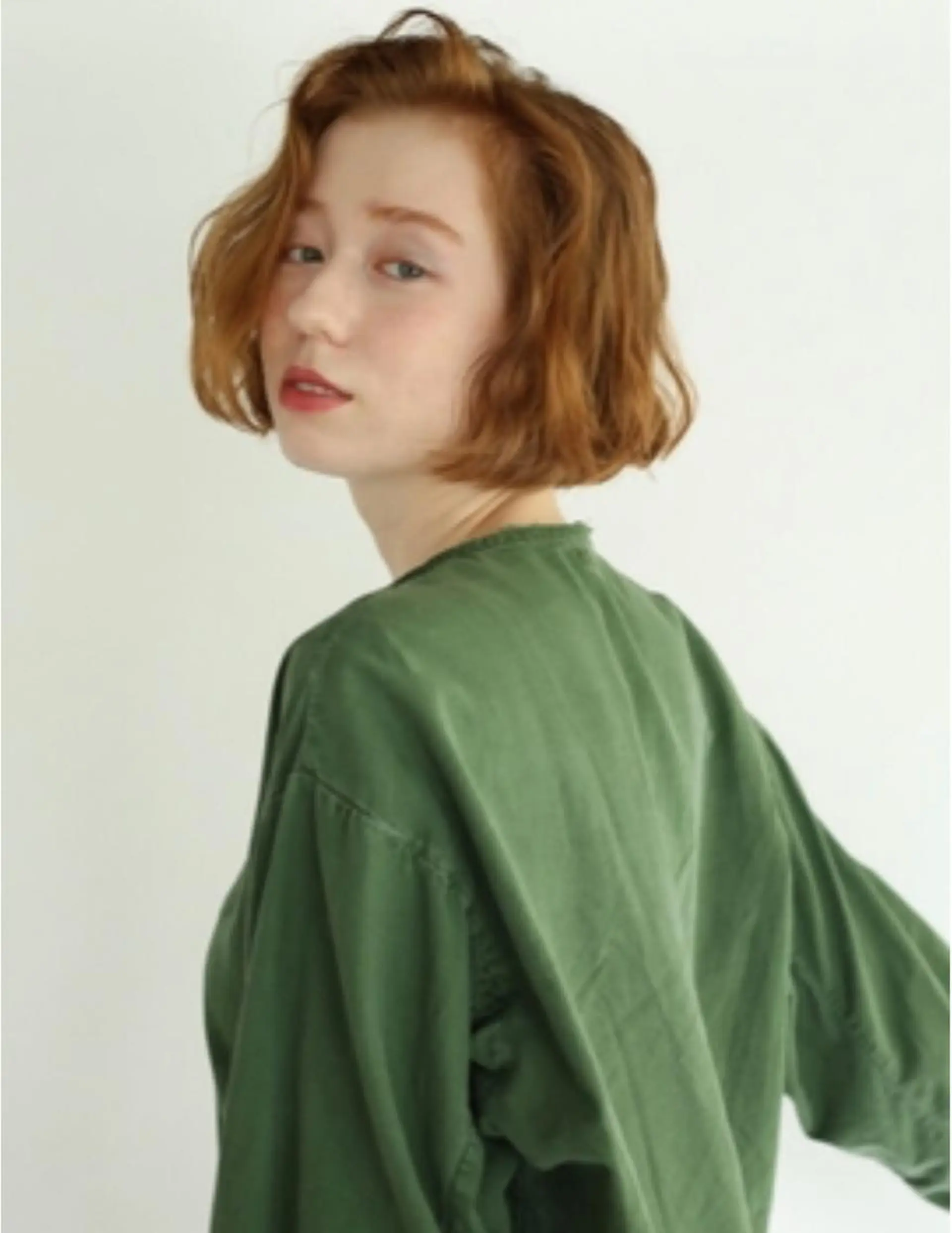 ミディアム カラー ボブ/レイヤー/艶 🦕risa 森下のヘアスタイル