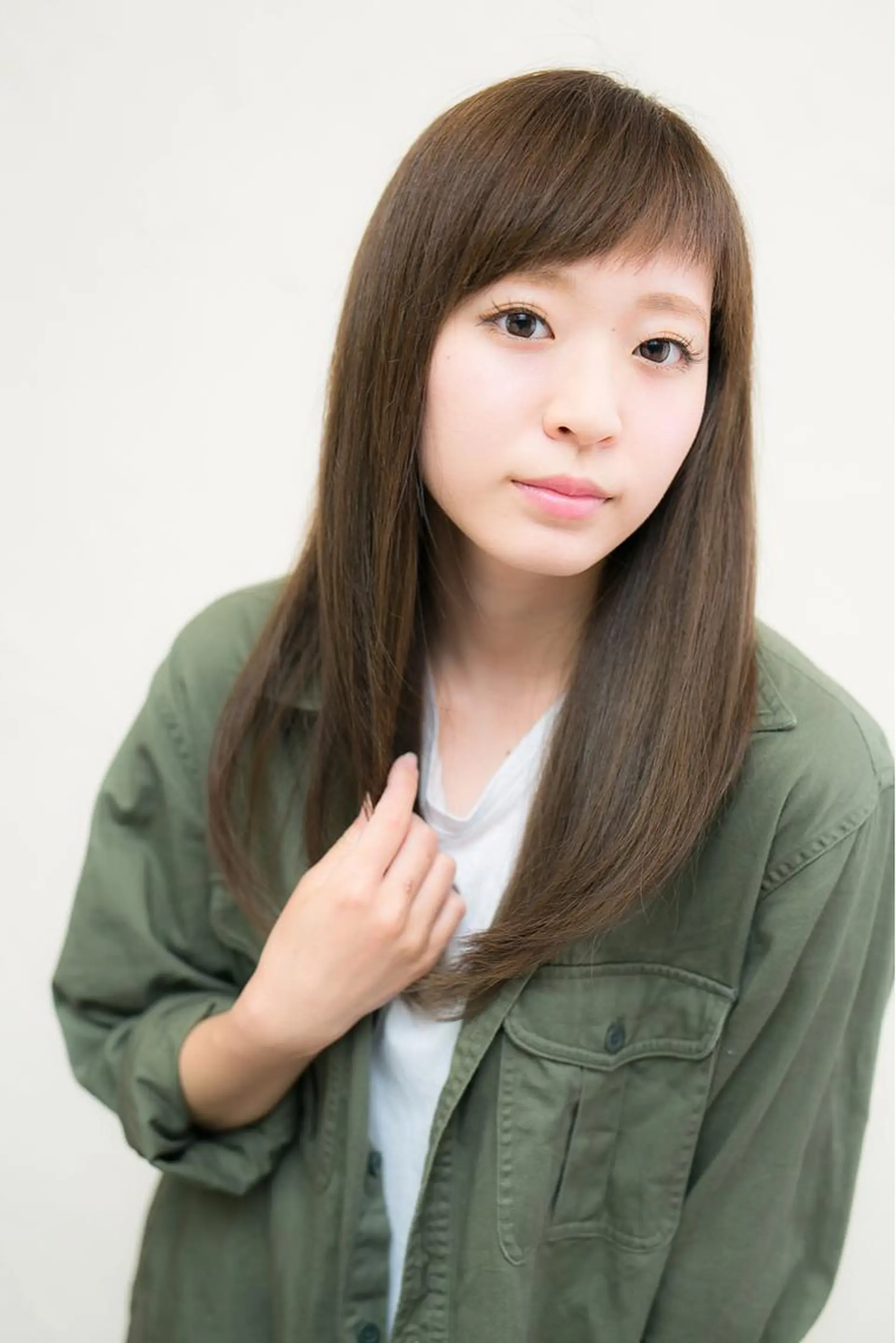 セミロング ロング カラー 平 一裕のヘアスタイル