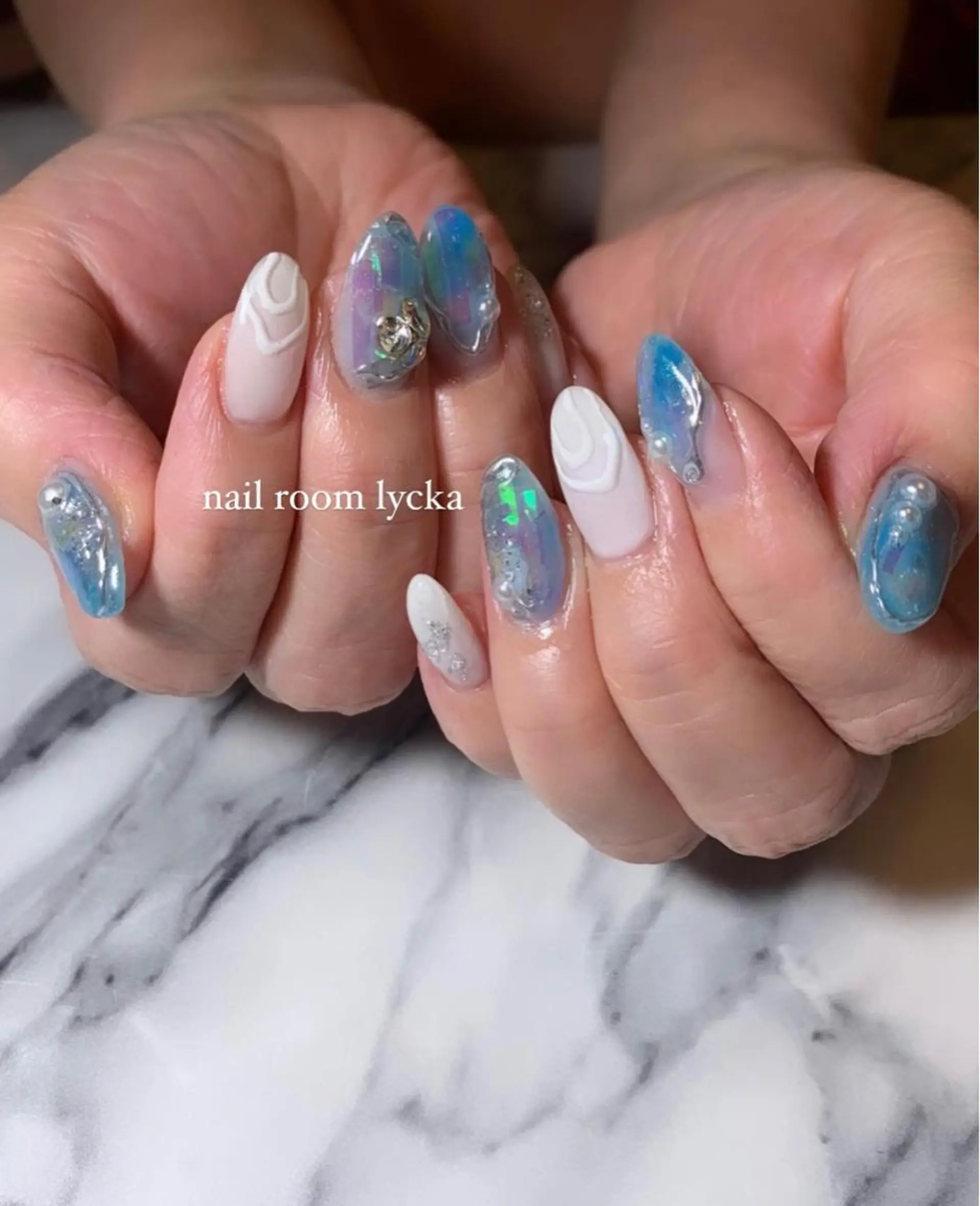 ネイル ﾈｲﾙﾙｰﾑﾘｯｶ 𝐦𝐚𝐲𝐮のネイルデザイン