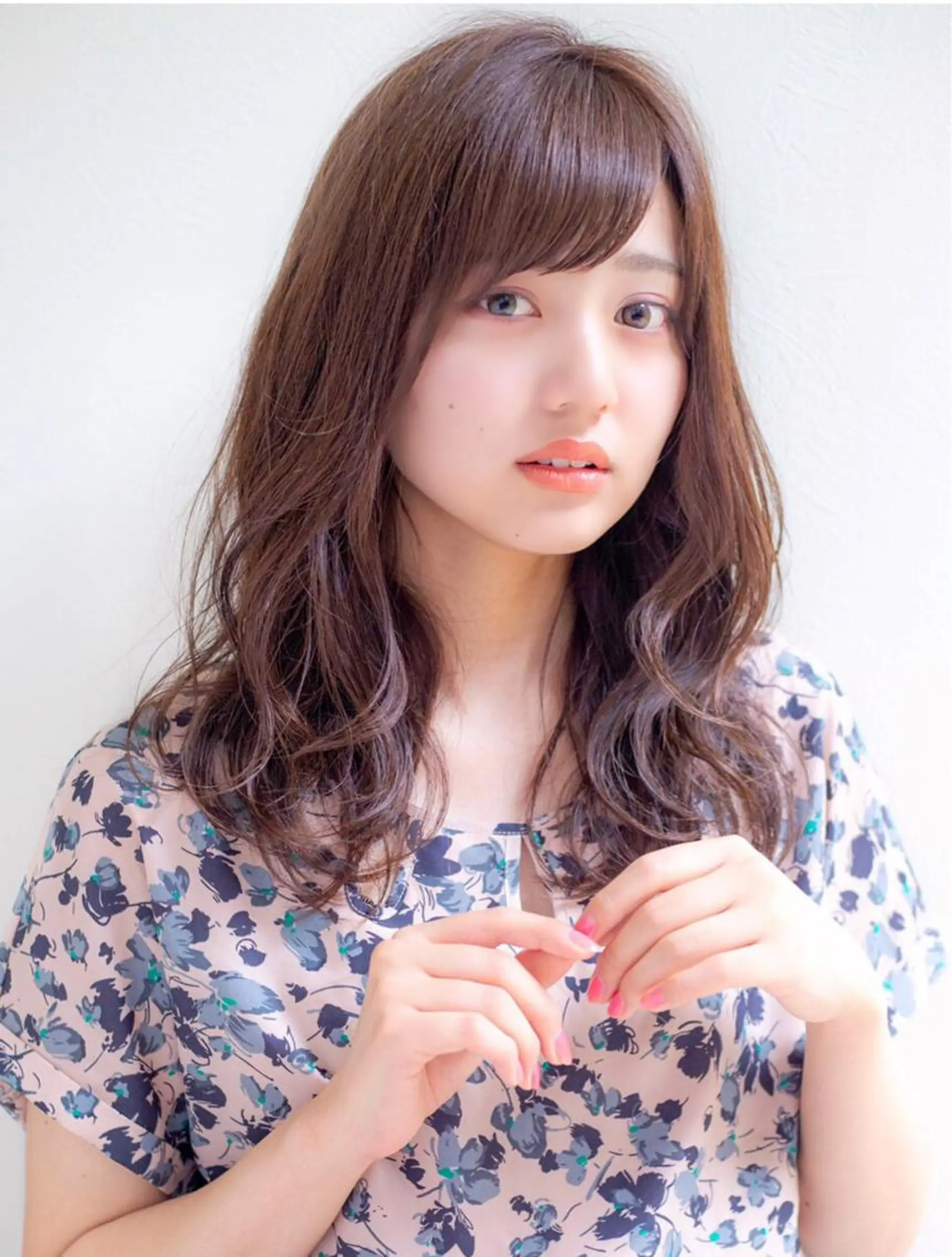 セミロング カラー パーマ ❣️モテ髪❣️佐野 圭佑のヘアスタイル