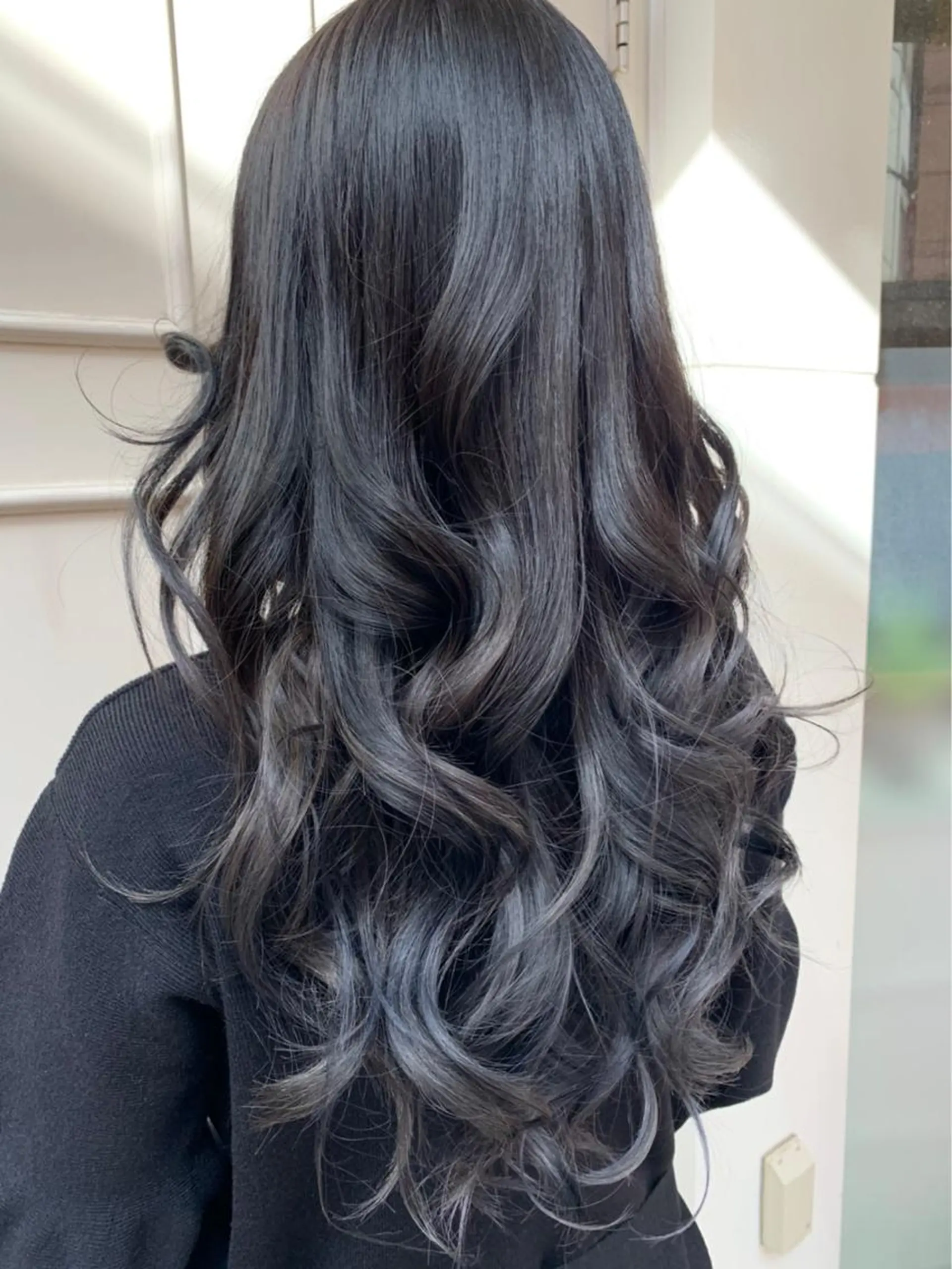 ロング カラー アッシュ ブルーカラー ブルーアッシュ 🫟Blanco🫟 Color&Careのヘアスタイル