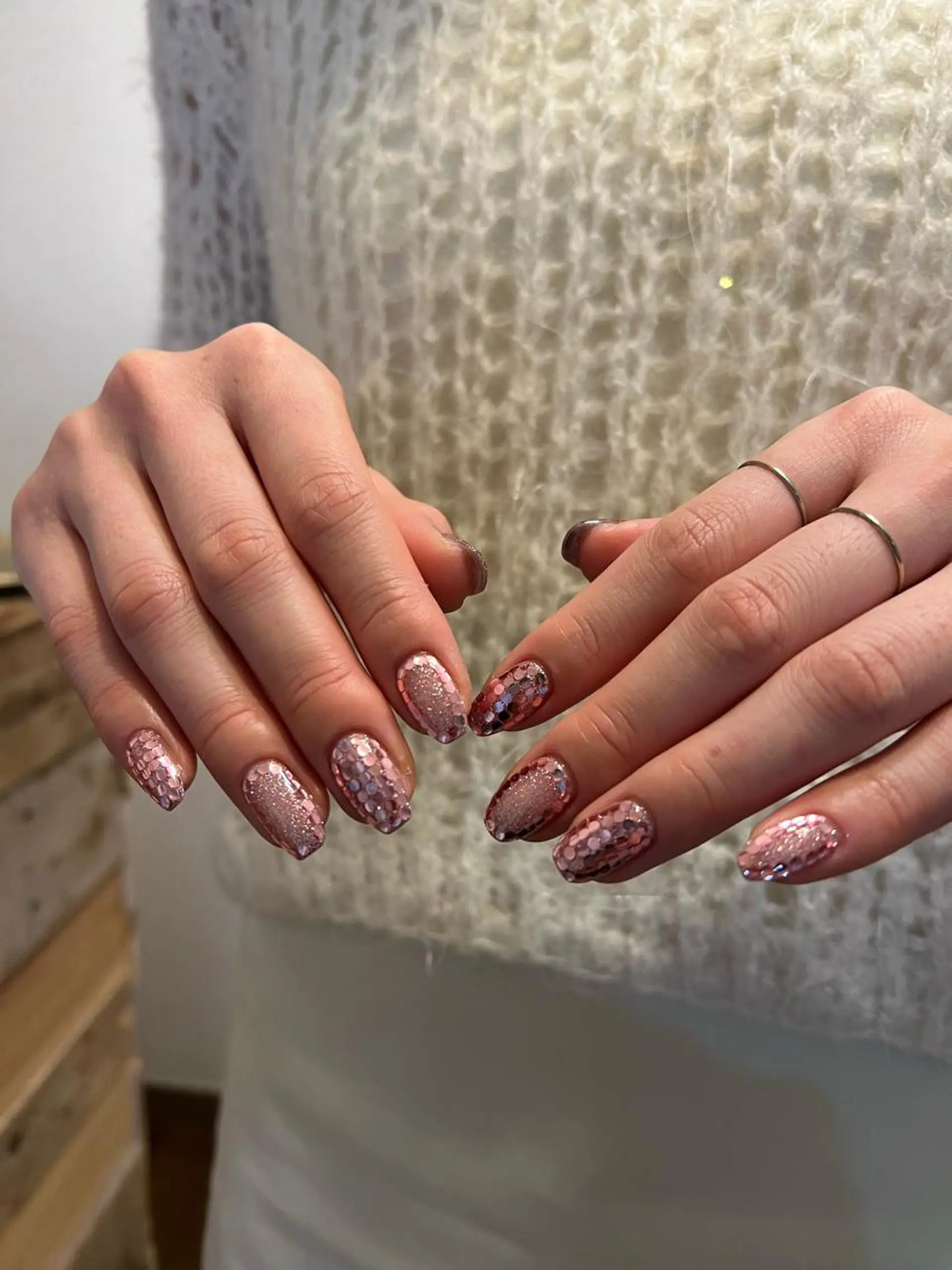 ネイル ホログラムネイル ハンドネイル フットネイル ハンドケア Nes.Nail所属・Miyagi Asamiのネイルデザイン