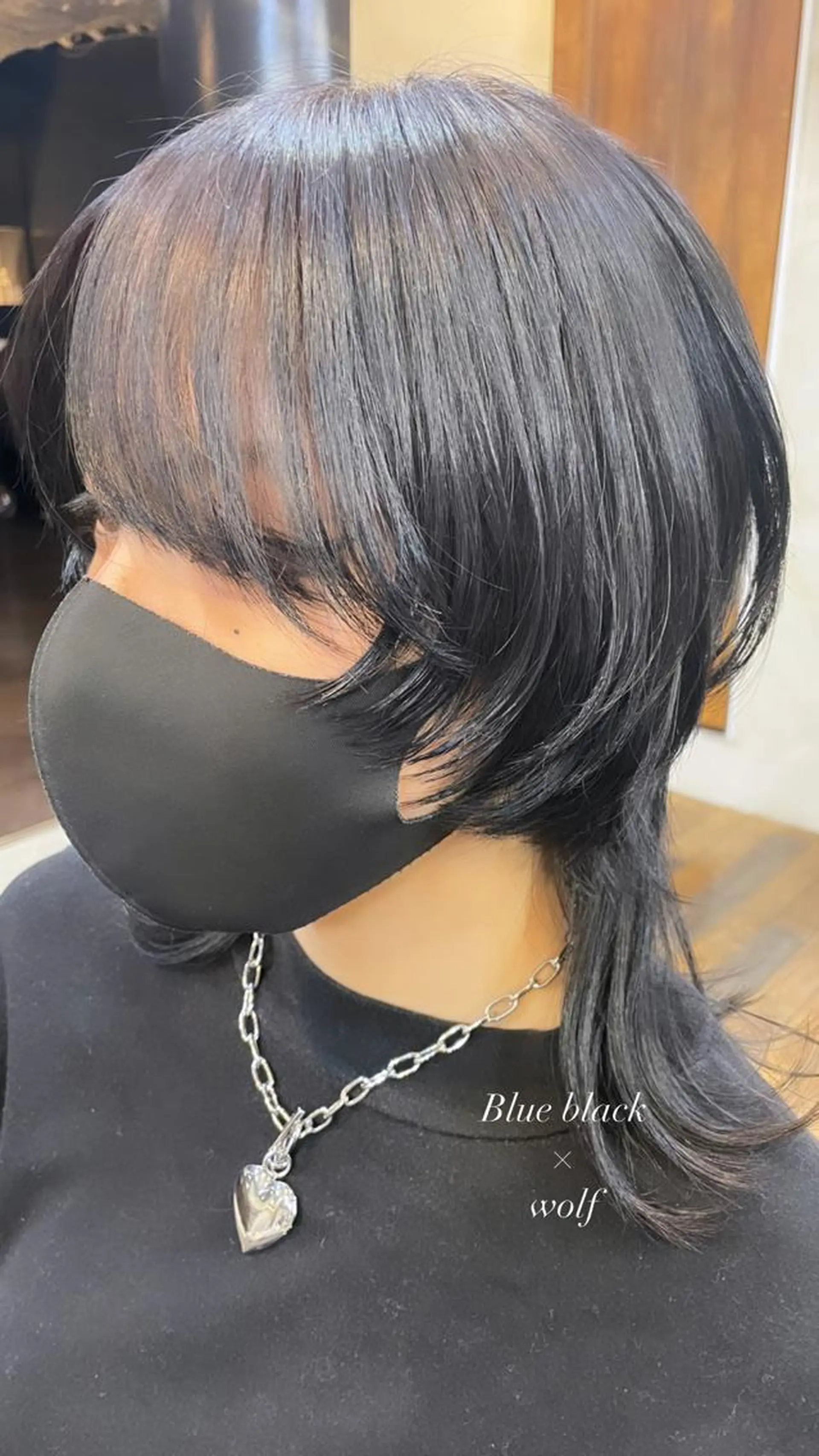 ミディアム カット ヘアカラー トリートメント ウルフカット/ボブ りなのヘアスタイル