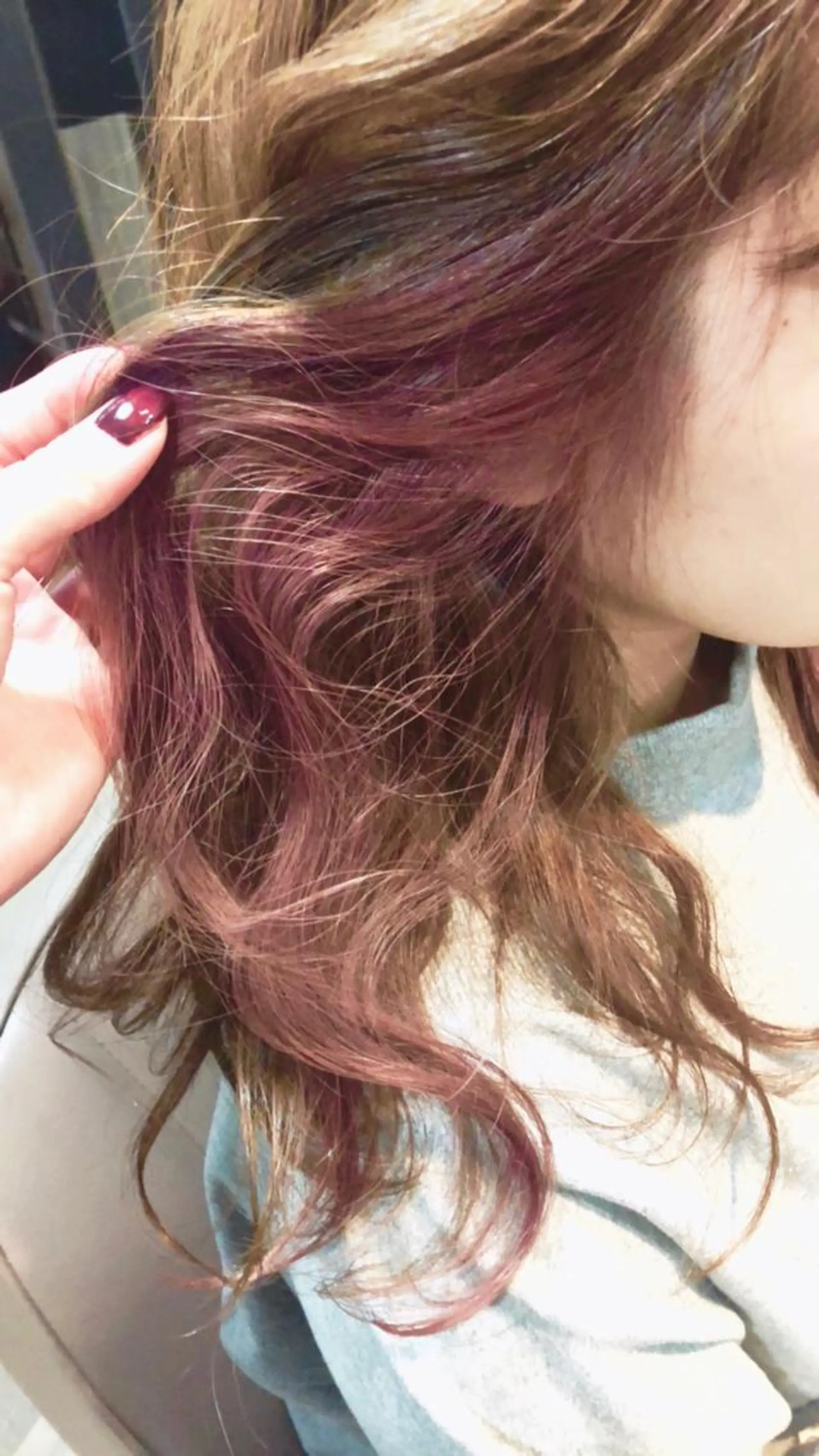 ロング カラー カット ヘアカラー トリートメント pep所属・pep natsumiのヘアスタイル