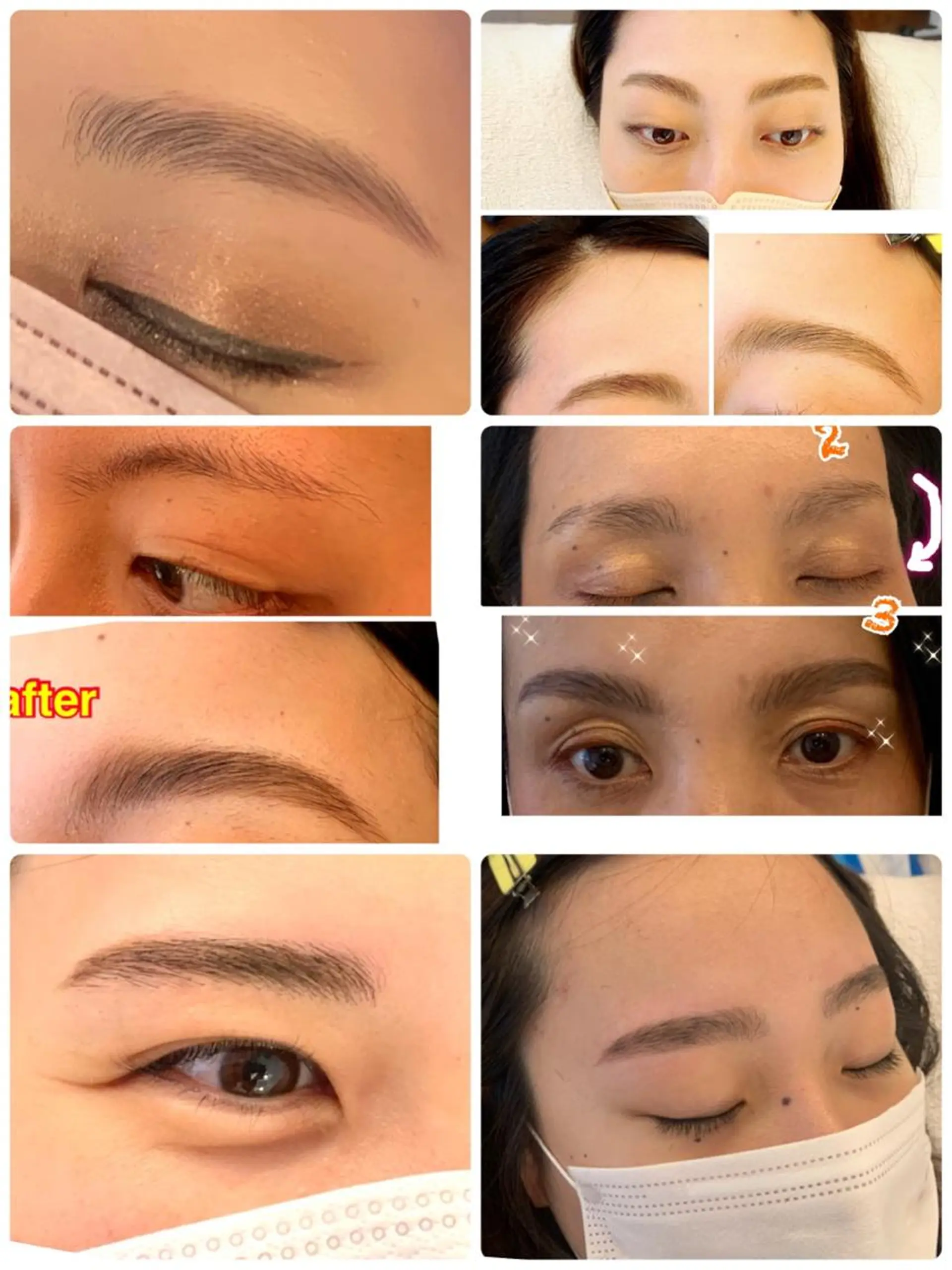 アイブロウ エクステ/眉/LED peTiT堀口のマツエク・マツパデザイン