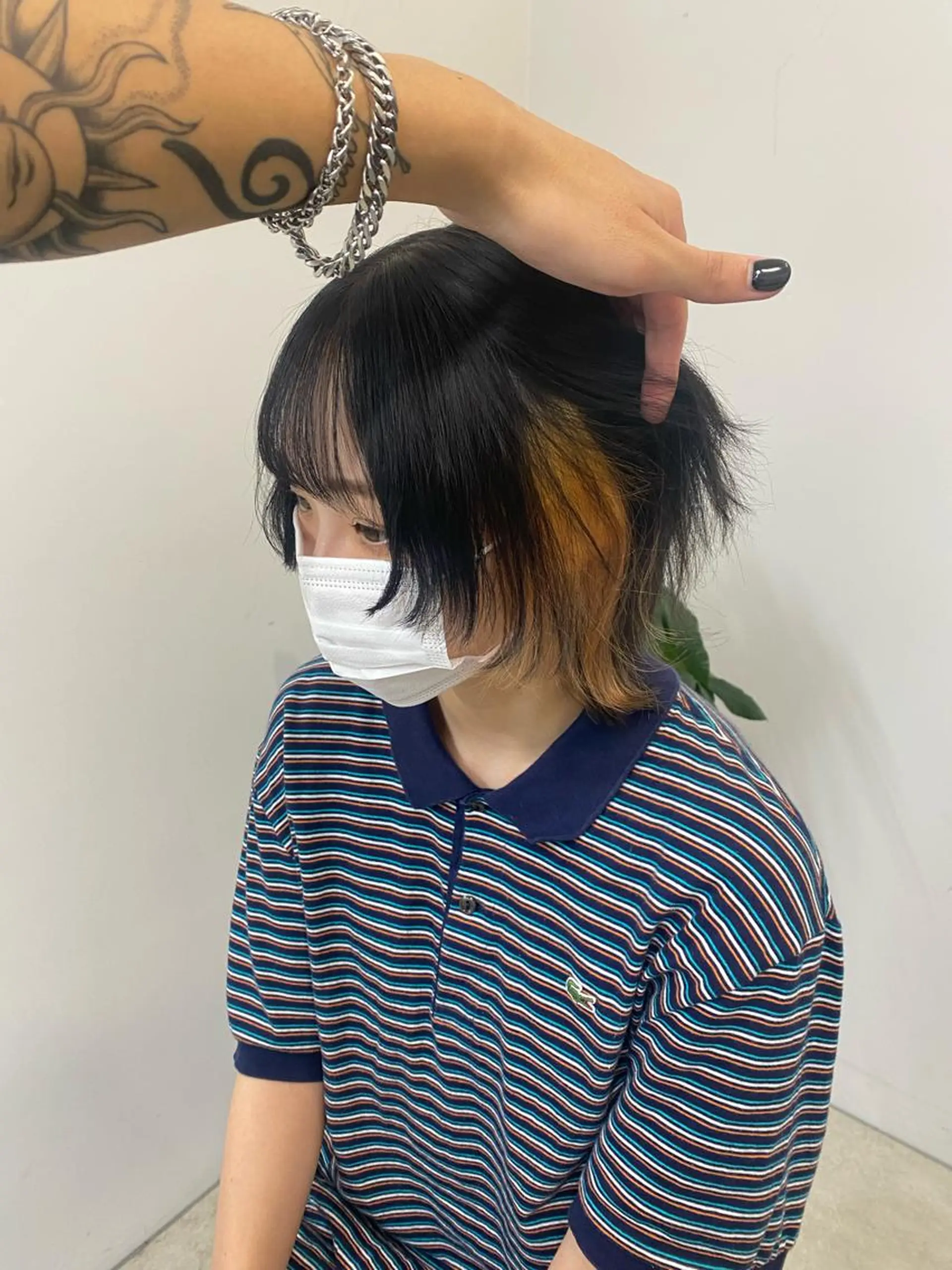 ショート 似合わせカット sunc所属・梅田l大人韓国ヘア レイヤー×艶カラーのヘアスタイル