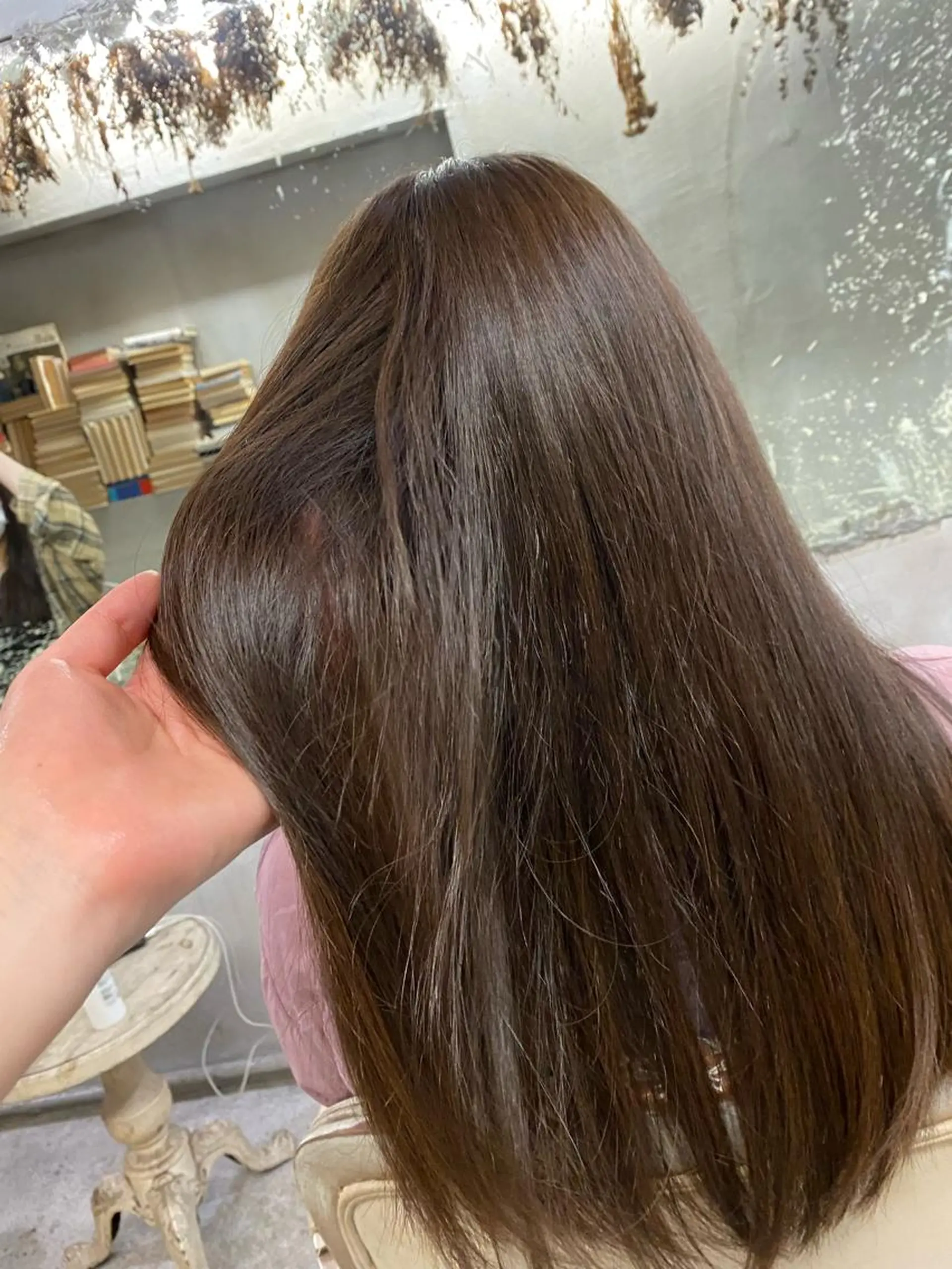 ロング カラー 透明感カラー お任せヘア☘️☘️ 及川渚のヘアスタイル