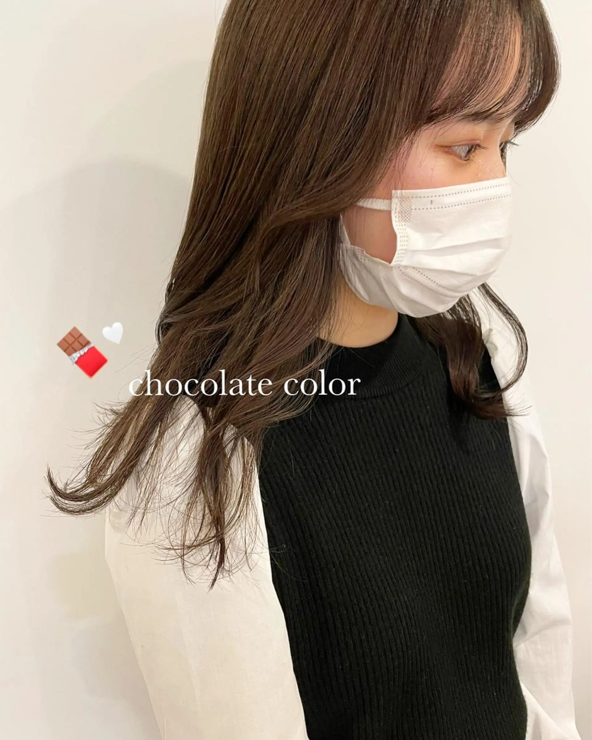 ロング カラー 佐藤 永夏のヘアスタイル