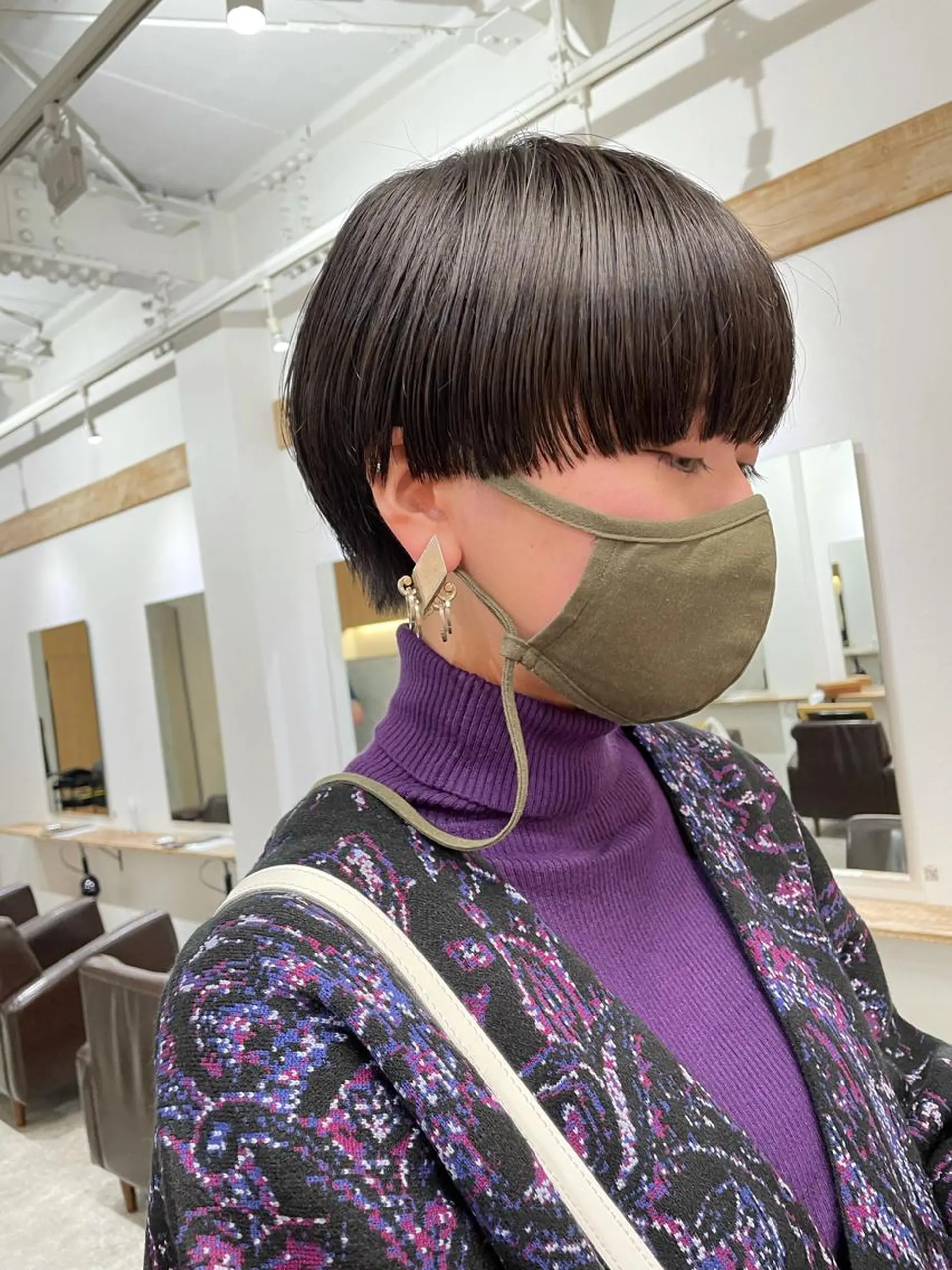 ショート ショートヘア カット ヘアカラー トリートメント パーマ/透明感カラー /ボブ/吉田一生のヘアスタイル