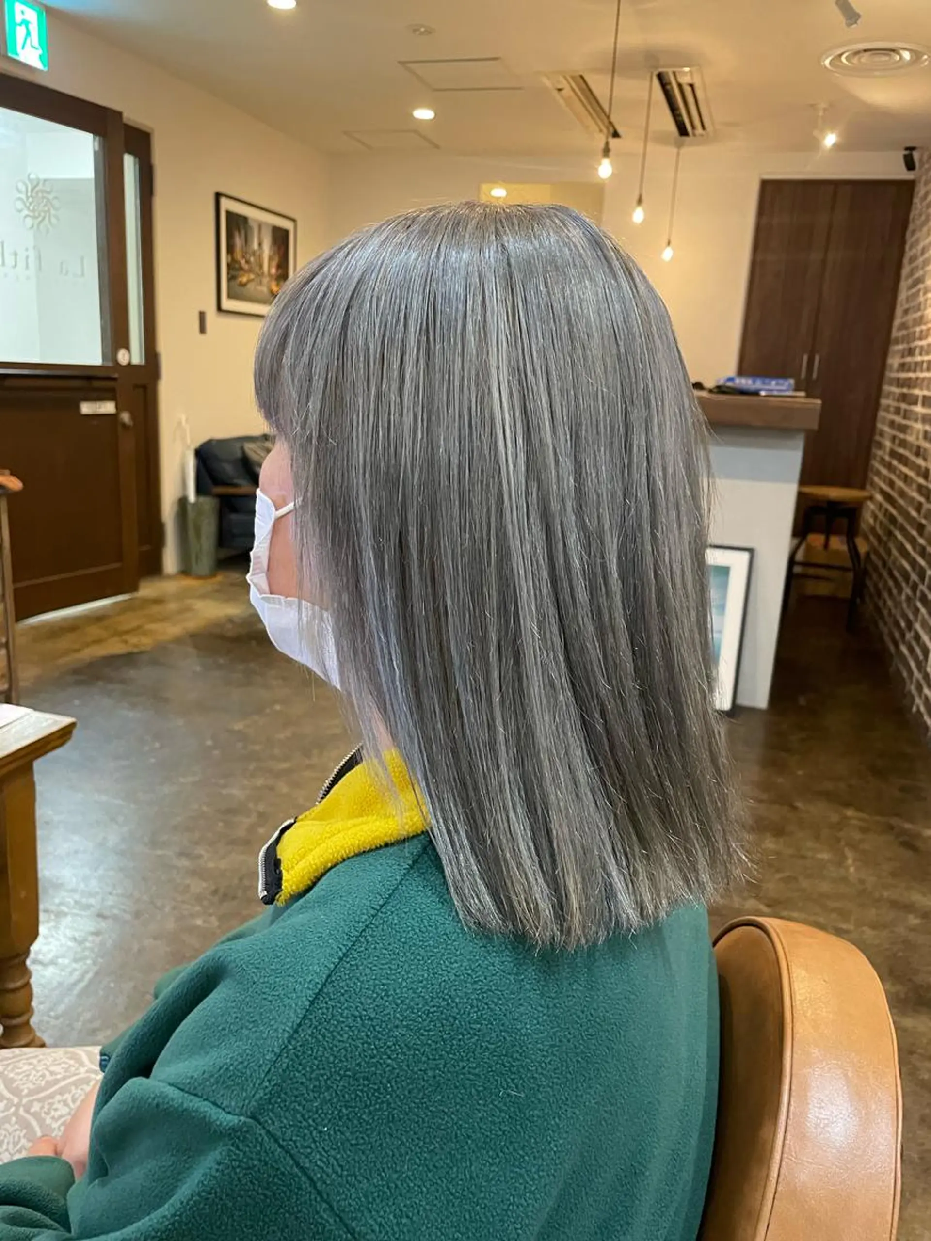 ミディアム ヘアカラー 松田 憲人のヘアスタイル