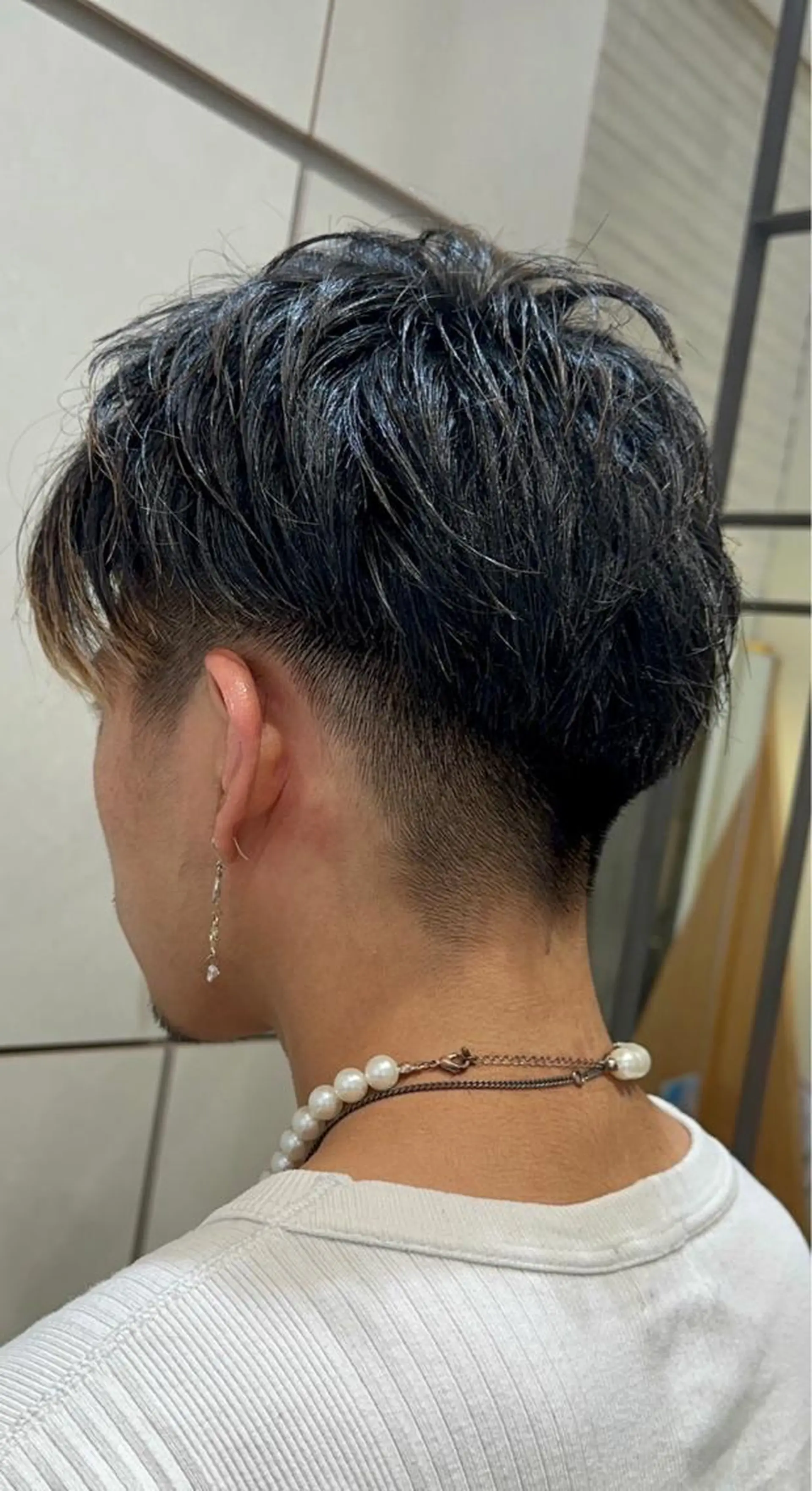 ショート メンズ 刈り上げ ショートヘア ボブ/ショート/金田 夏葵のヘアスタイル