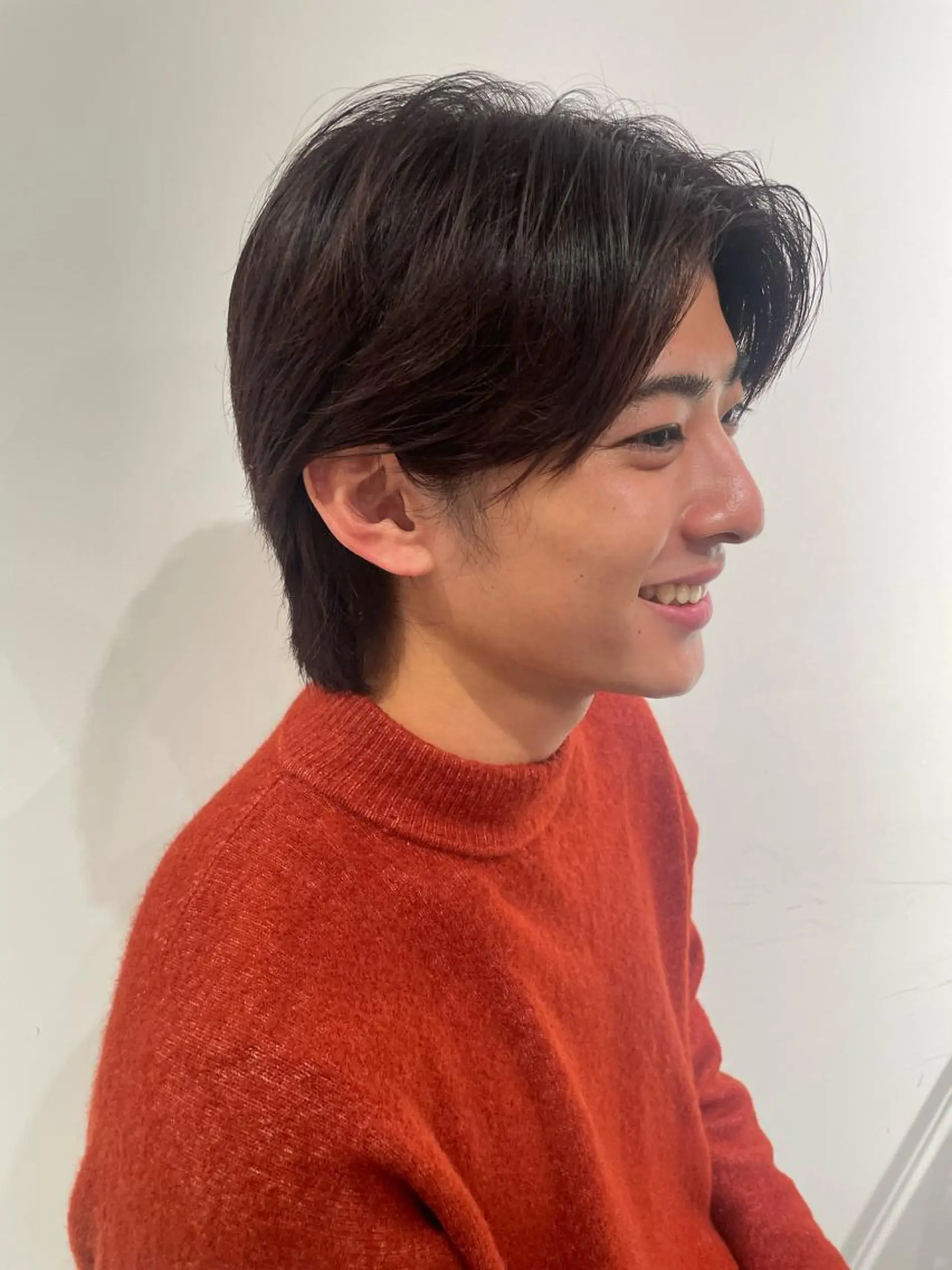 ショート カラー パーマ ヘアアレンジ メンズ パーソナルカラー合わ せたカラー🤍なつみのヘアスタイル