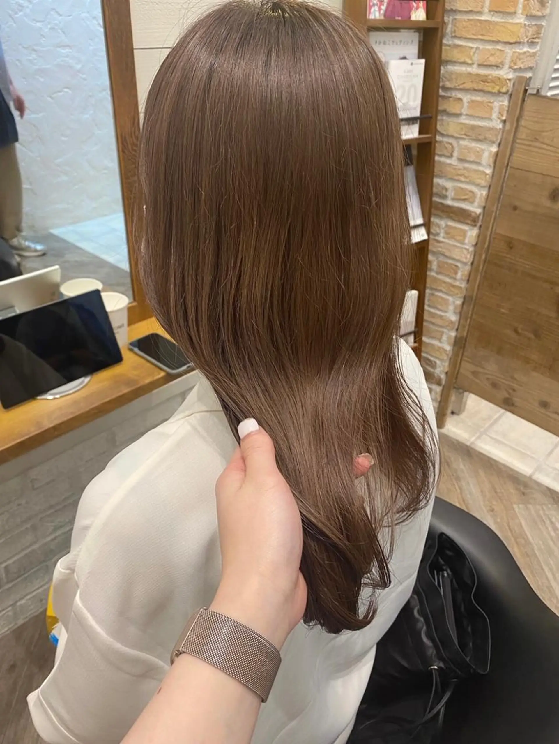 ロング カラー ベージュカラー ピンクカラー ピンクベージュ 🌟アレンジが似合う カラー🌟Rumiのヘアスタイル