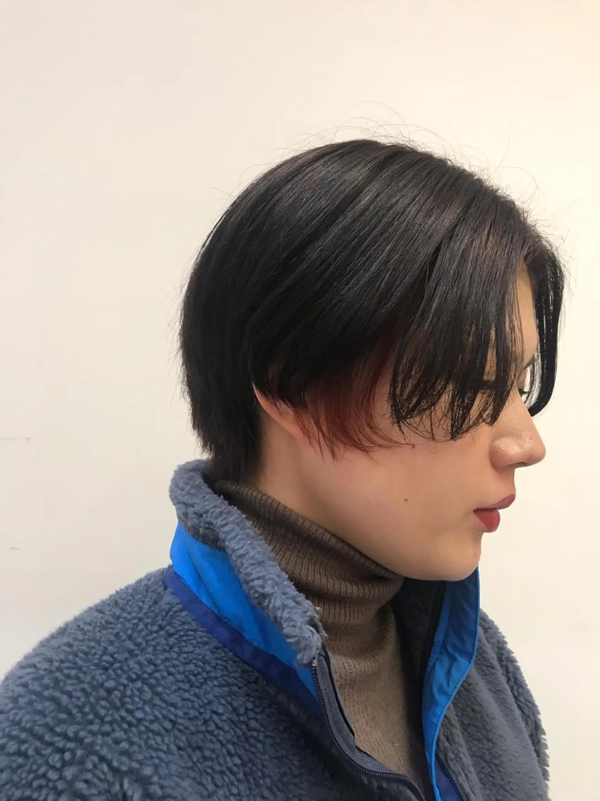 ショート カラー オレンジ uka スタイリスト 楠本紗己のヘアスタイル