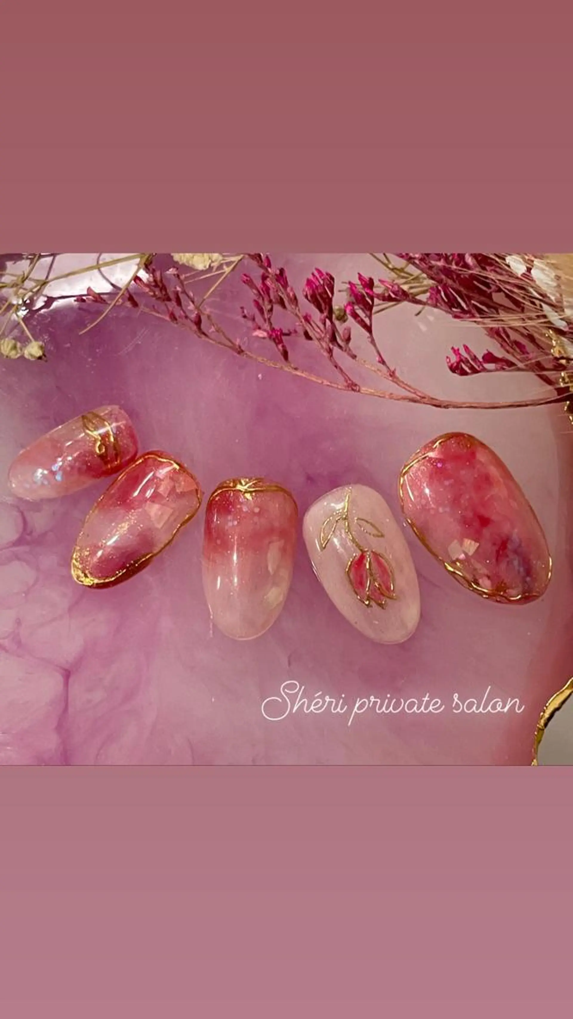 カラー ネイル クリアネイル ニュアンスネイル Chérinail 爪のお手入れのネイルデザイン