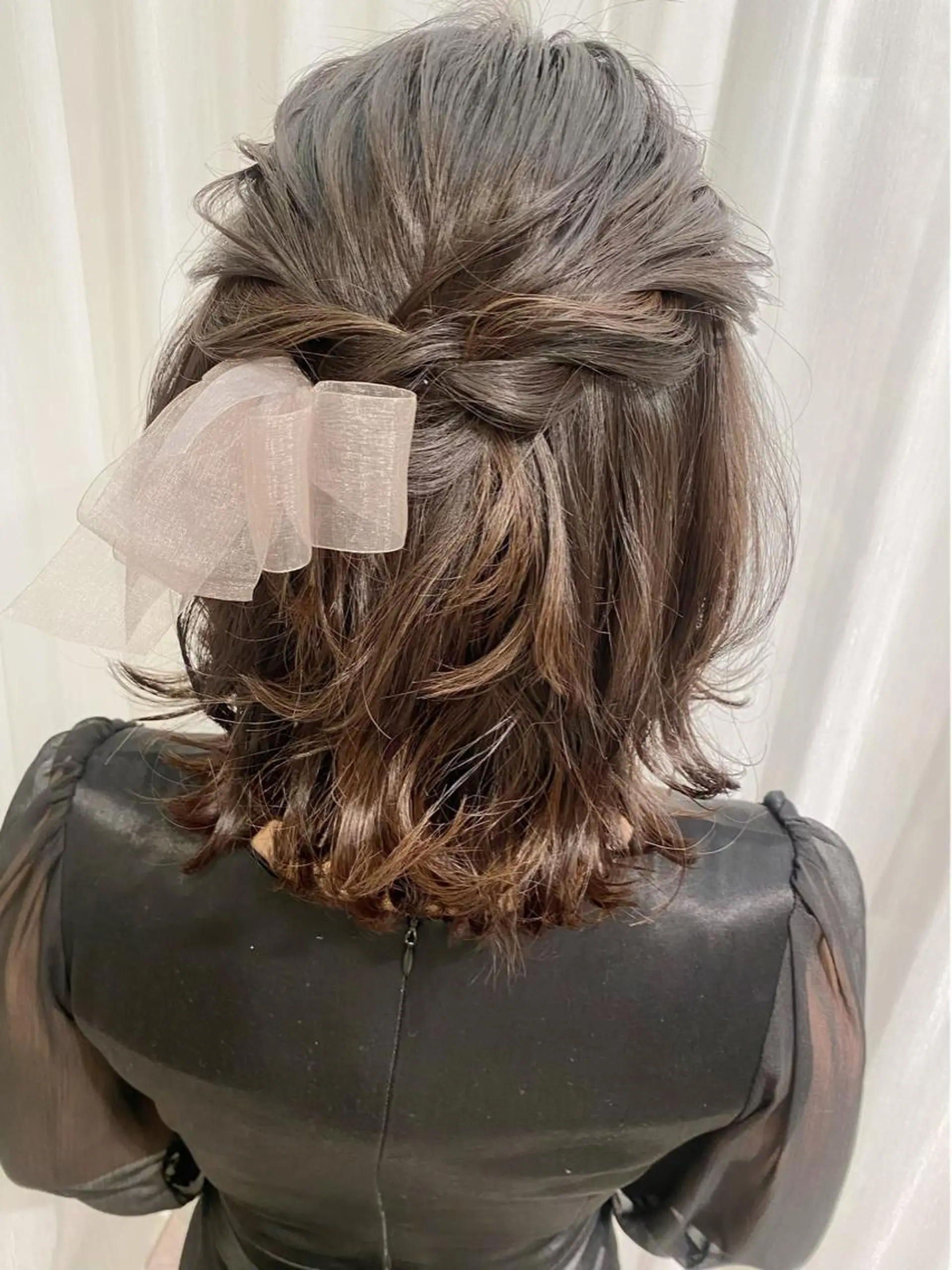 ミディアム ヘアアレンジ セットサロン      ラフテル所属・大阪/ヘアアレンジ /似合わせset💐のヘアスタイル