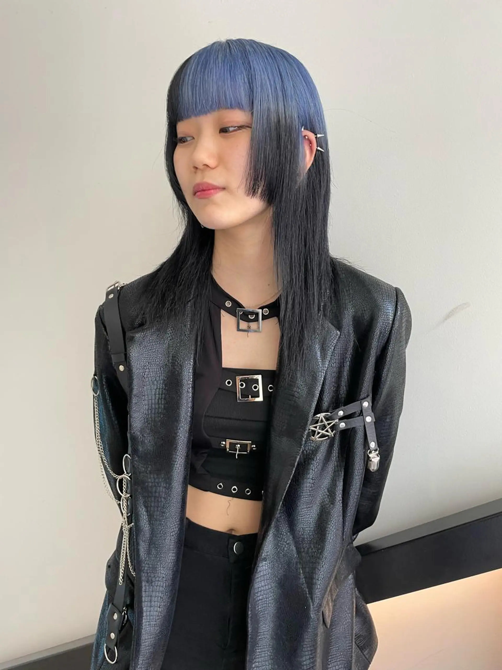 セミロング カラー デザインカラー ヘアカラー hair&nail ☯️アイリ☯️のネイルデザイン