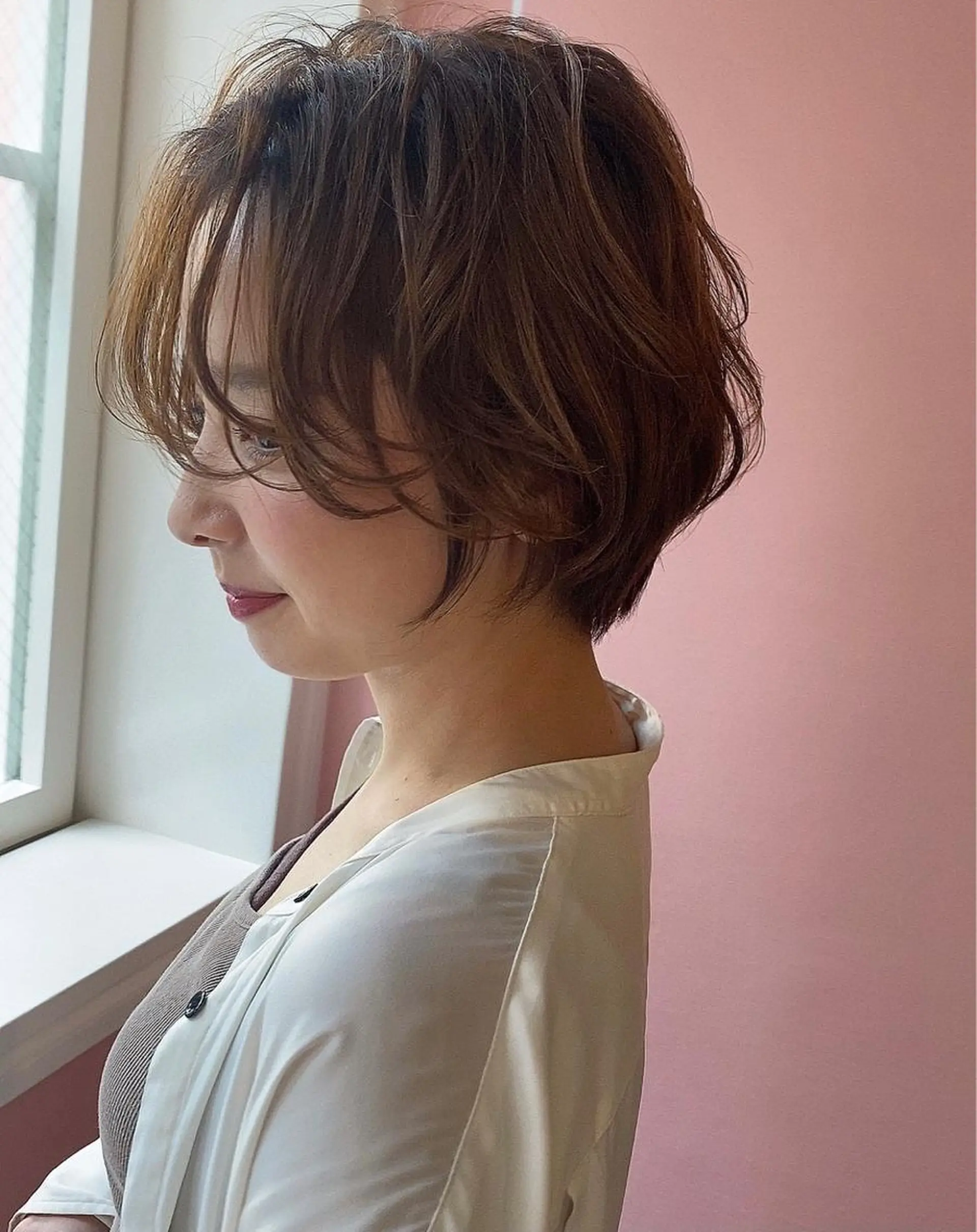 ショート カラー カット ヘアカラー トリートメント JILL ユキのヘアスタイル